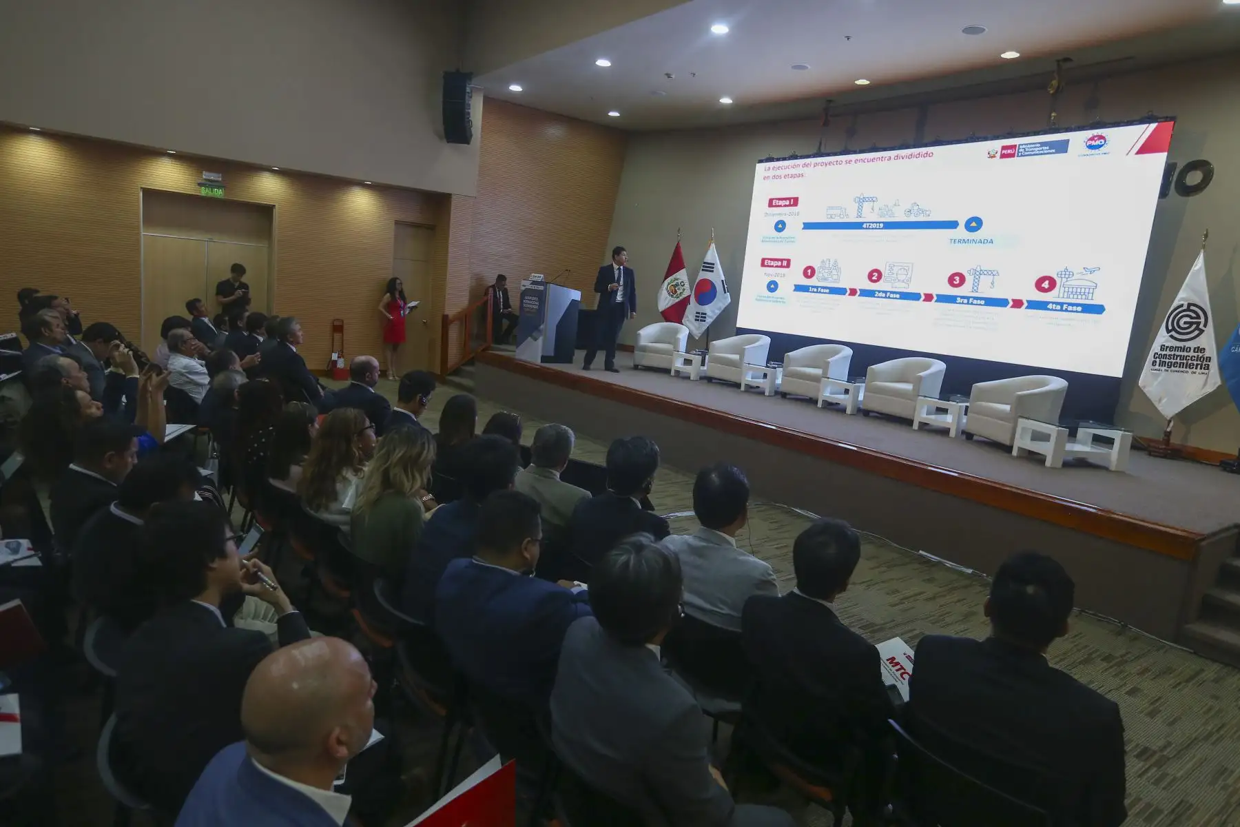 Empresas conocen más sobre la construcción del Aeropuerto Internacional de Chinchero - Cusco. MTC y República de Corea informan sobre los procesos de contrataciones para la construcción y supervisión de la obra. ANDINA/Jhonel Rodríguez Robles