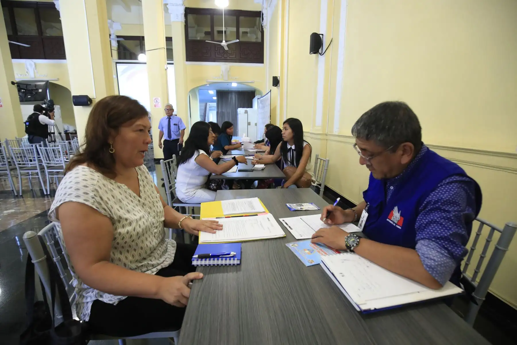 Defensoría del Pueblo recibió las quejas de los padres de estudiantes con discapacidad a los que no se respetaron su reserva de vacantes escolares. 

Foto: ANDINA/Juan Carlos Guzmán Negrini.
