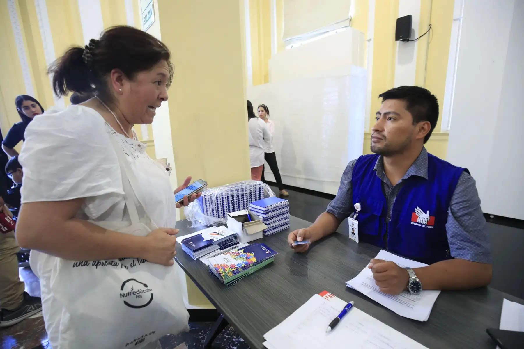 Defensoría del Pueblo recibió las quejas de los padres de estudiantes con discapacidad a los que no se respetaron su reserva de vacantes escolares. 

Foto: ANDINA/Juan Carlos Guzmán Negrini.