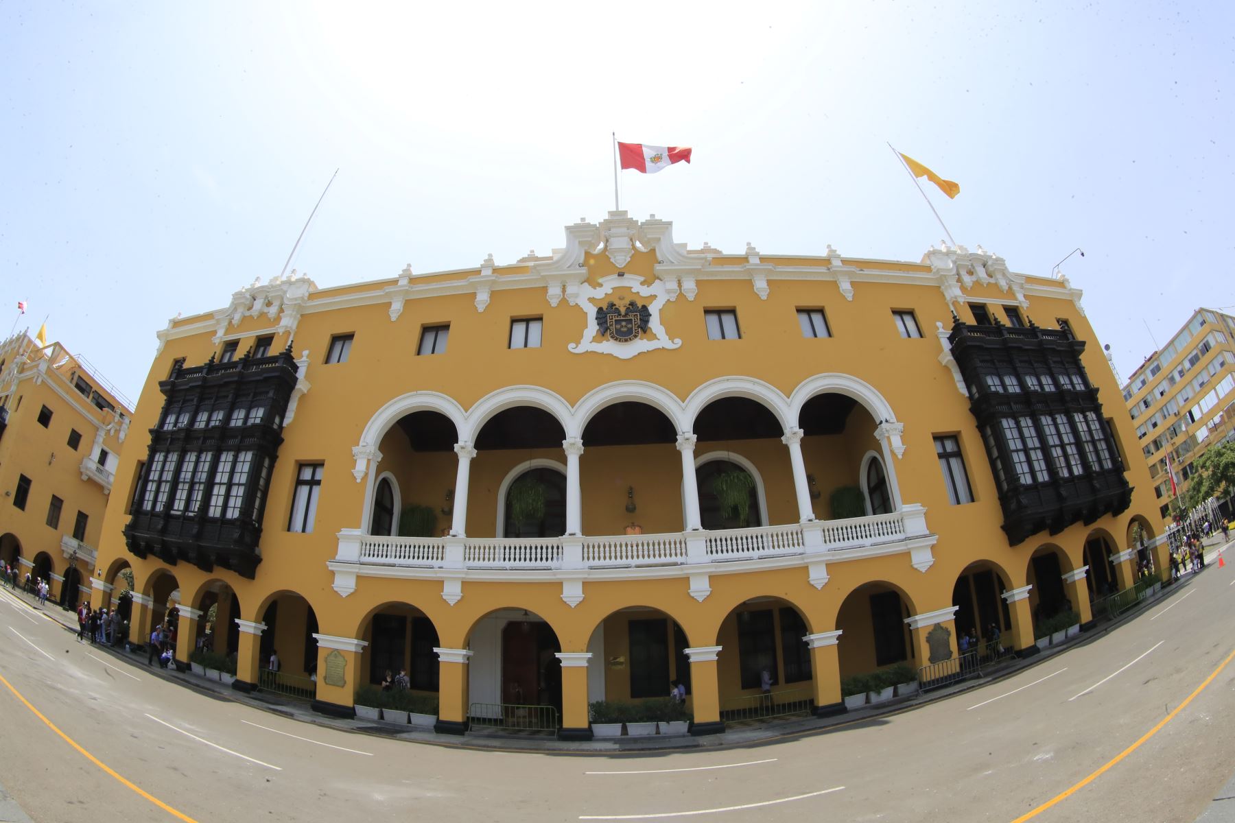 Fachada de la Municipalidad de Lima. ANDINA/Juan Carlos Guzmán