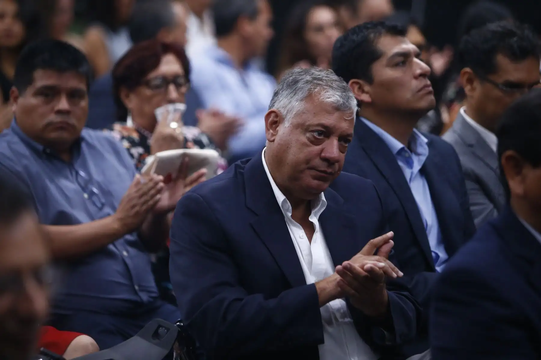 Varios empresarios asistieron a la ceremonia de entrega de los fondos. Foto: ANDINA/Jhonel Rodríguez Robles