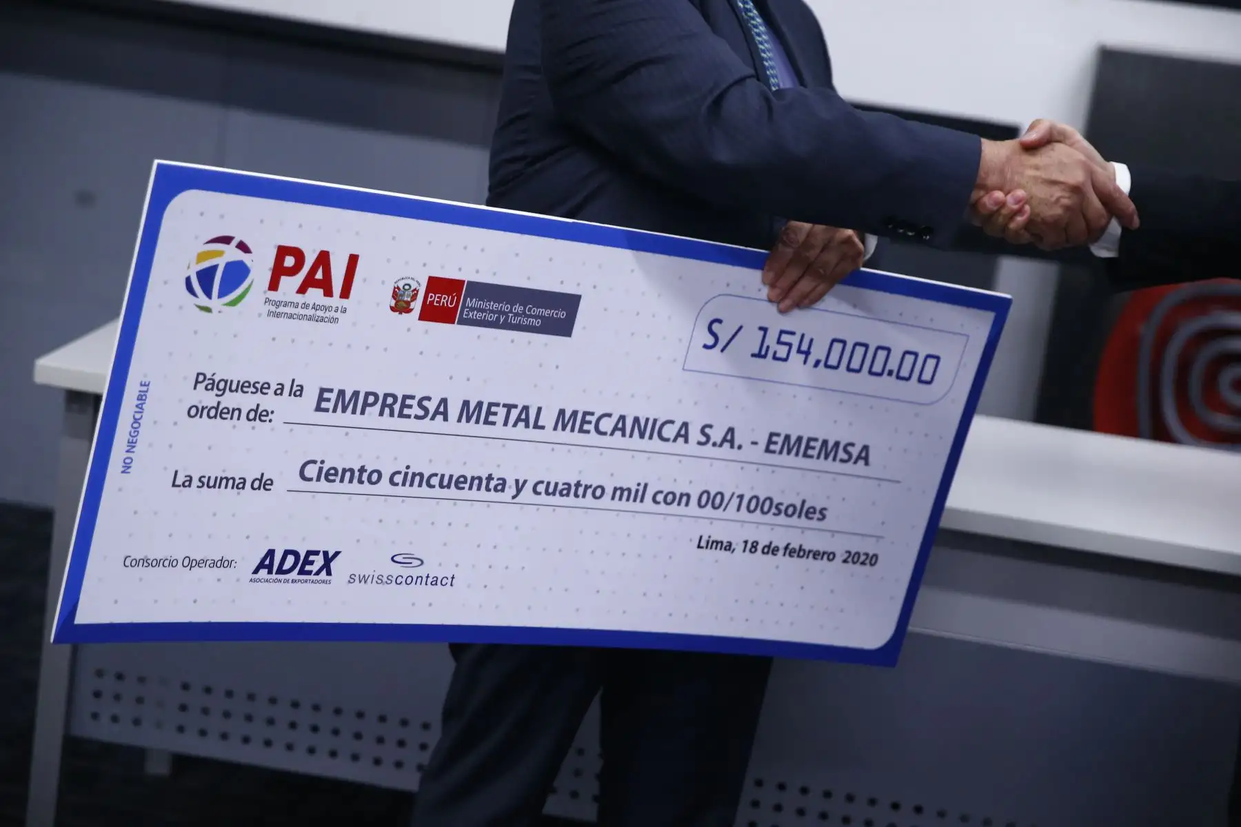 Mincetur entrega más de 2.9 millones de soles a un total de 21 empresas peruanas para que puedan fortalecer su proceso de internacionalización. Foto: ANDINA/Jhonel Rodríguez Robles