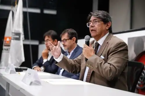 Presidente de Canatur, expone detalles de la Expo Perú Turismo 2020. ANDINA/Renato Pajuelo