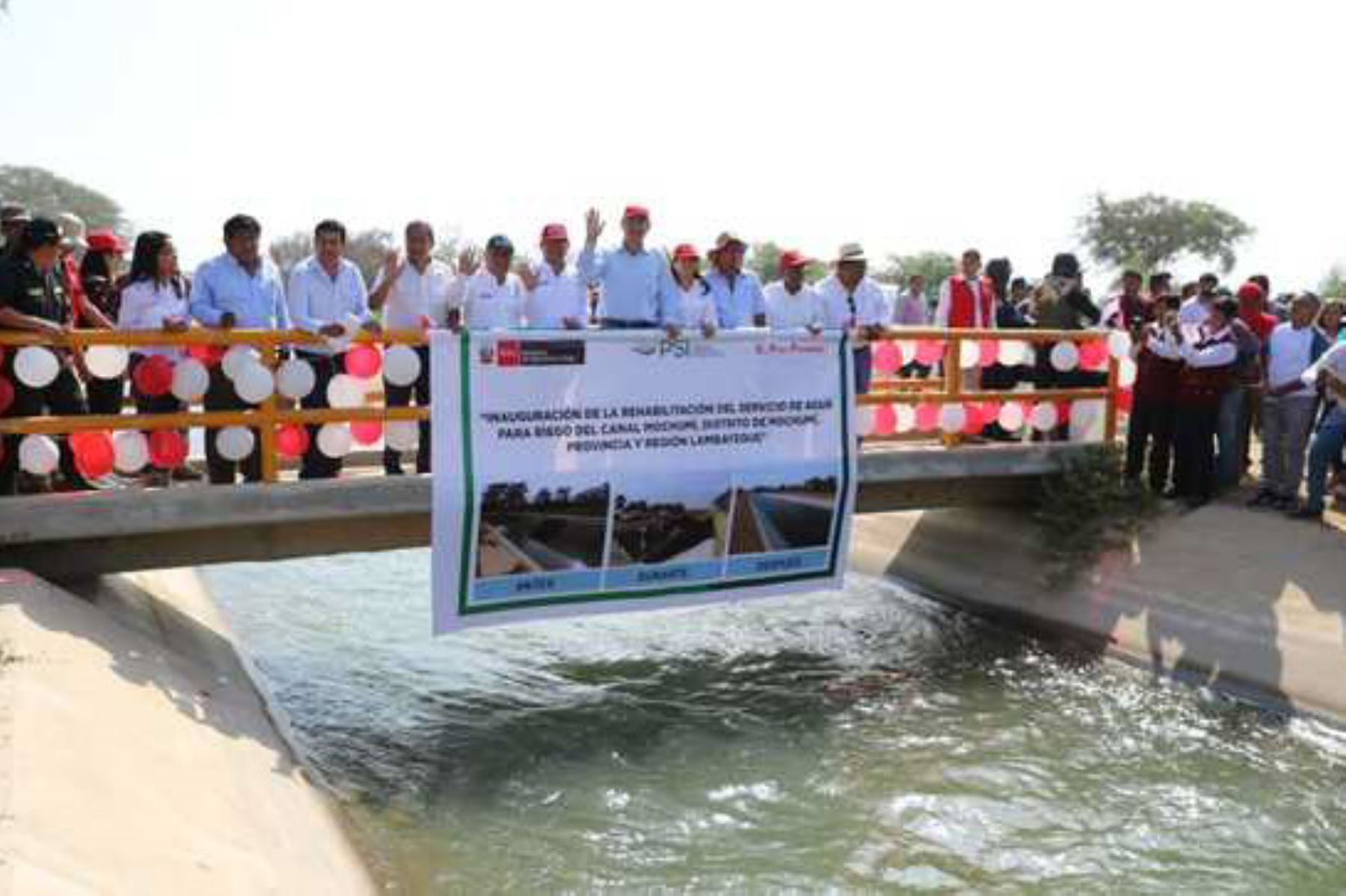 El remozado canal de Mochumí beneficiará a 4,935 pequeños y medianos agricultores de la provincia y región Lambayeque.