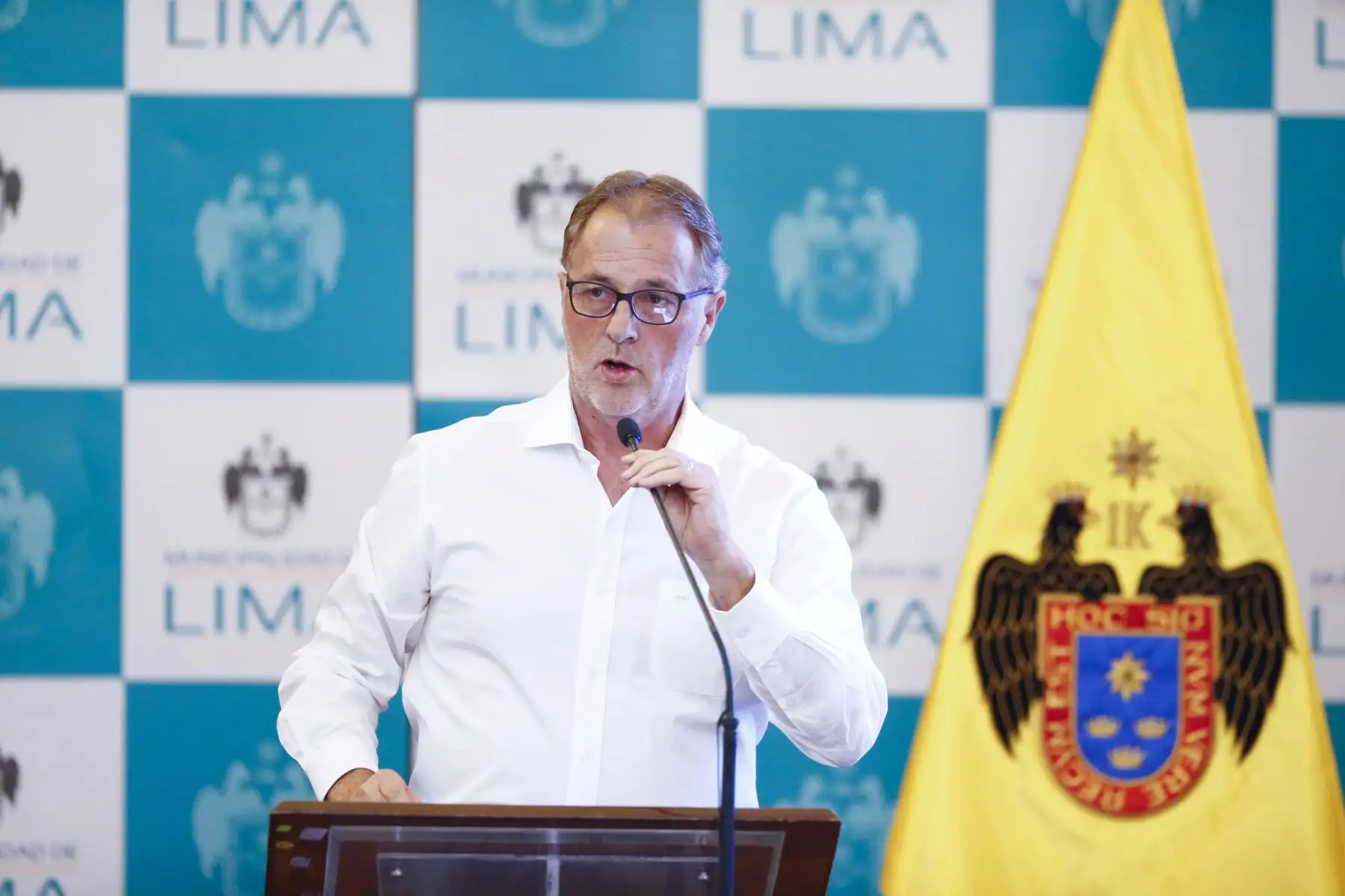 El alcalde de Lima, Jorge Muñoz, informa sobre los principales logros de la gestión durante el 2019. Foto: ANDINA/Jhonel Rodríguez Robles