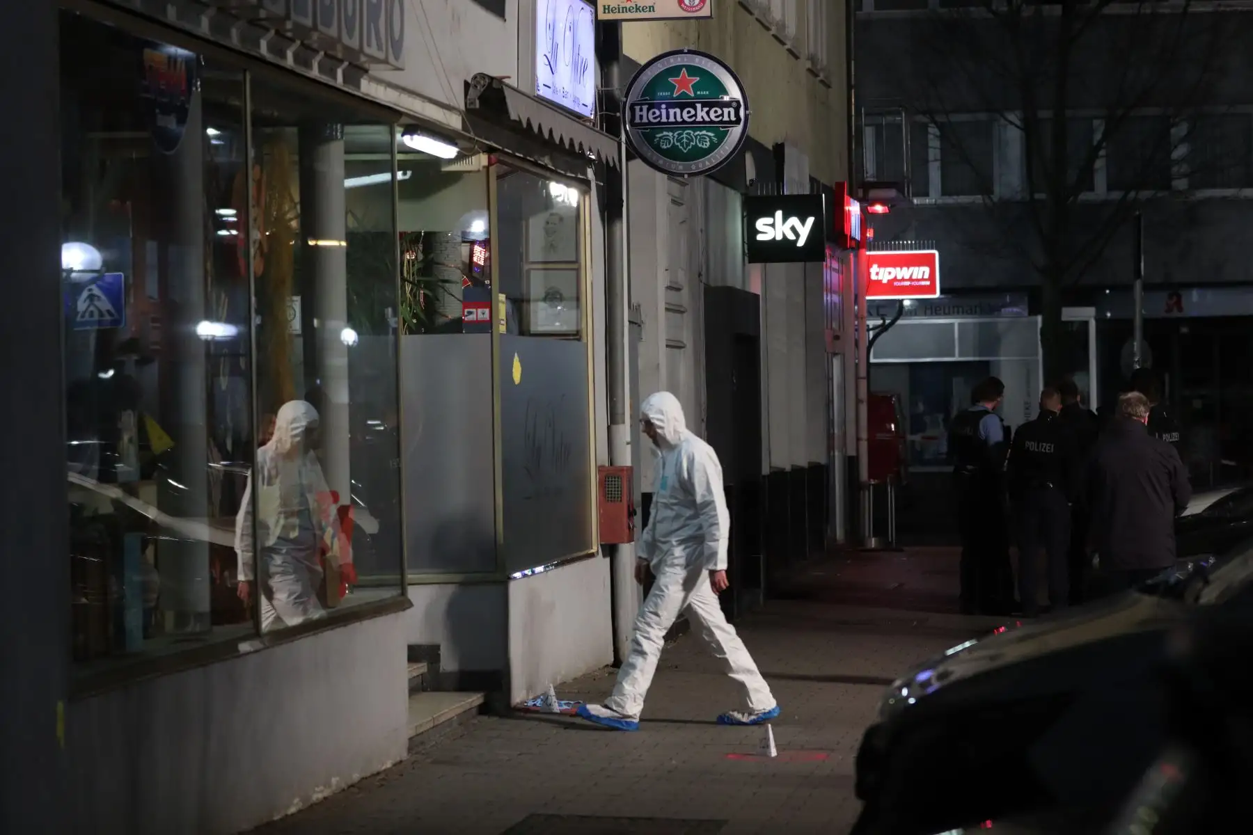 Al menos nueve personas murieron en dos tiroteos a bares de shisha en Hanau, a unos 20 kilómetros de Frankfurt. Foto: AFP