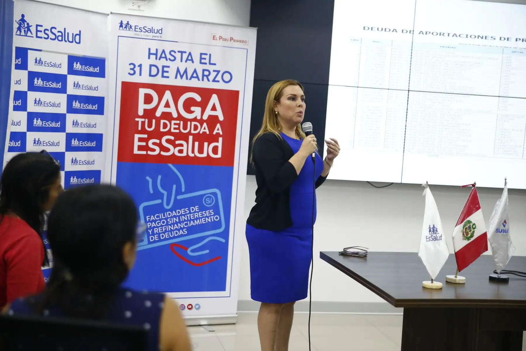 EsSalud y la Sunat lanzan la campaña “Paga tu deuda” a fin de dar facilidades de pago a las empresas públicas y privadas que tienen deudas por aportaciones. Foto: ANDINA/Jhonel Rodríguez Robles