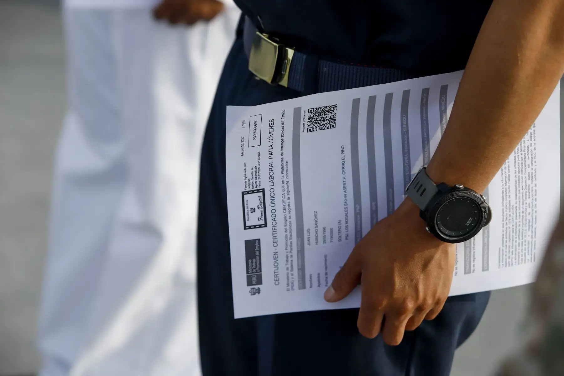 El presidente Martín Vizcarra participó en la clausura y entrega del Certificado Único Laboral para jóvenes, Certijoven, a los miembros del Servicio Militar Voluntario de las Fuerzas Armada. Foto: ANDINA/ Prensa Presidencia