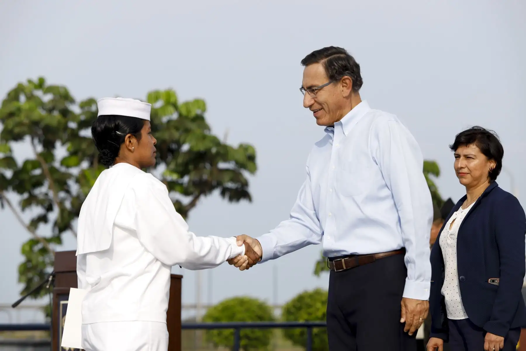 El presidente Martín Vizcarra participó en la clausura y entrega del Certificado Único Laboral para jóvenes, Certijoven, a los miembros del Servicio Militar Voluntario de las Fuerzas Armada. Foto: ANDINA/ Prensa Presidencia