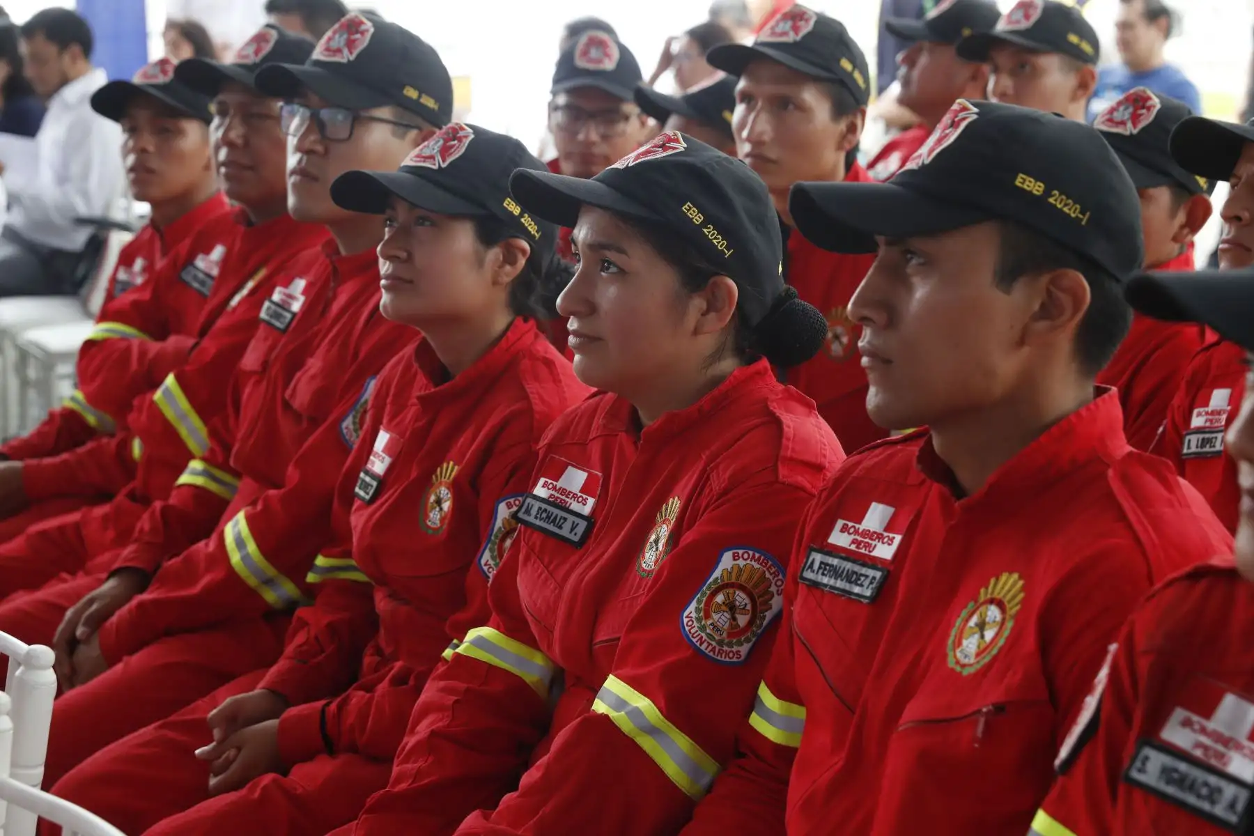 La presidenta de EsSalud, Fiorella Molinelli, firmó un convenio con la Cuerpo General de Bomberos Voluntarios del Perú, con la finalidad de brindar servicios de salud gratuito a sus más de 18 mil miembros a nivel nacional y sus familiares.
Foto: ANDINA/ Renato Pajuelo