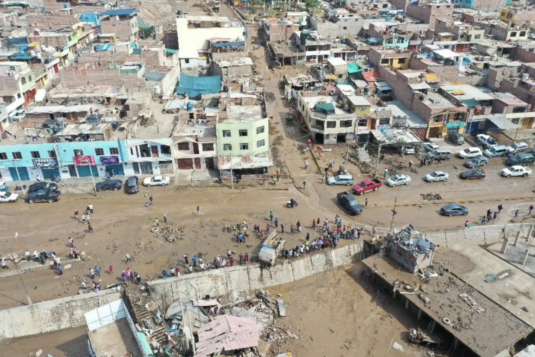 Huaico en Tacna: Ingemmet recomienda reubicar viviendas ubicadas en Quebrada del Diablo. ANDINA/Difusión