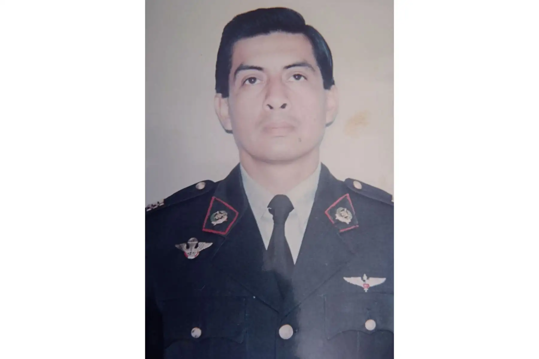 Mayor Luis Alberto García Rojas, Patrono de la Aviación del Ejército, héroe el Alto Cenepa, quien demostró sacrificio y amor por defender el territorio patrio.
Foto: ANDINA/ Difusión