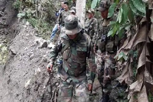 Con drone buscan a desaparecidos y heridos en distrito de Santa Teresa