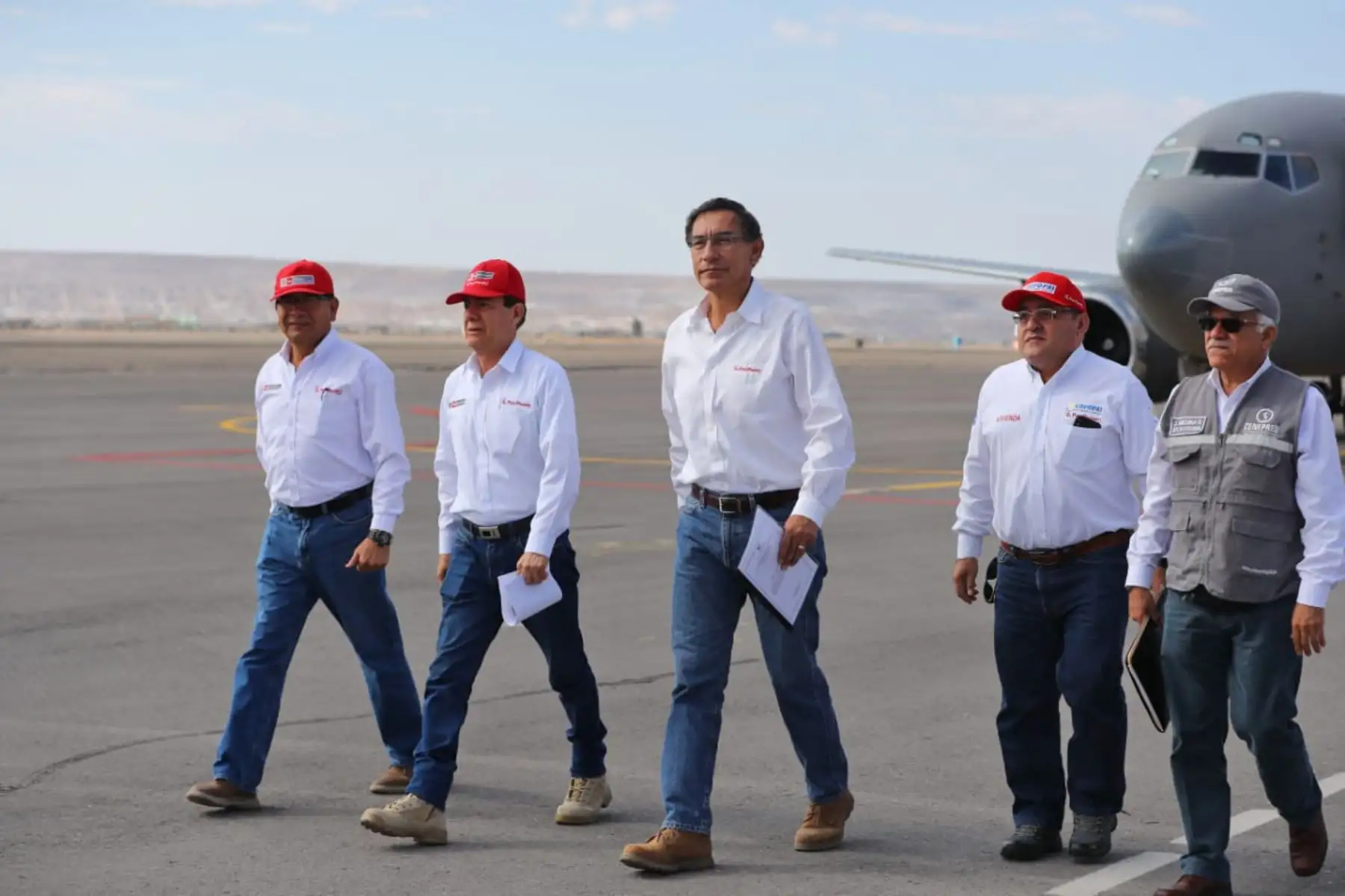 Presidente Martín Vizcarra llega a la región Tacna. Foto: ANDINA/ Prensa Presidencia