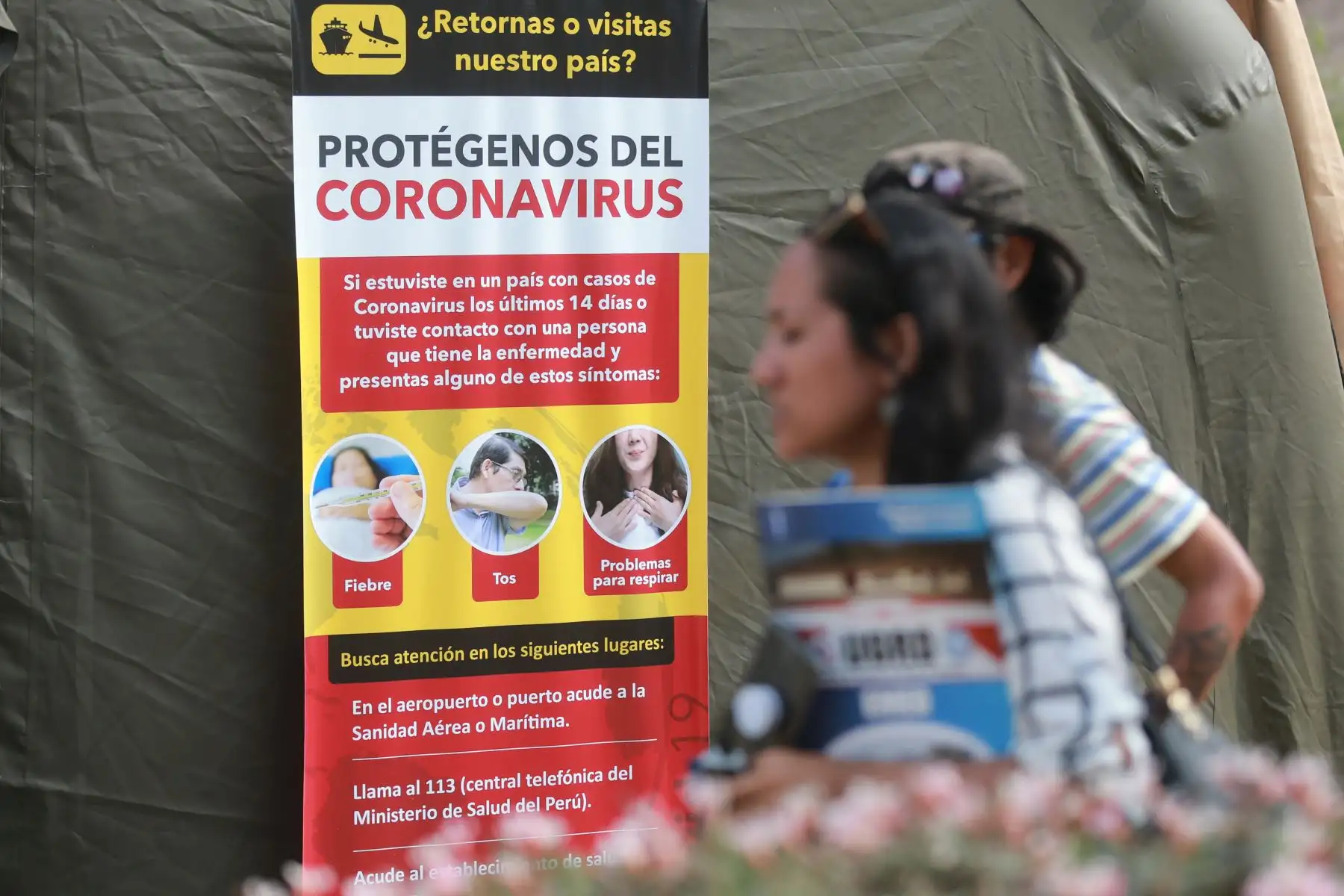 Minsa anuncia instalaciòn de hospitales moviles con instrumentos de ultima generaciòn que se  encuentran listos para alberga  posibles pacientes con el virus Covid-19, en el hospital Hipolìto Unanue. Foto: ANDINA/Jhony Laurente