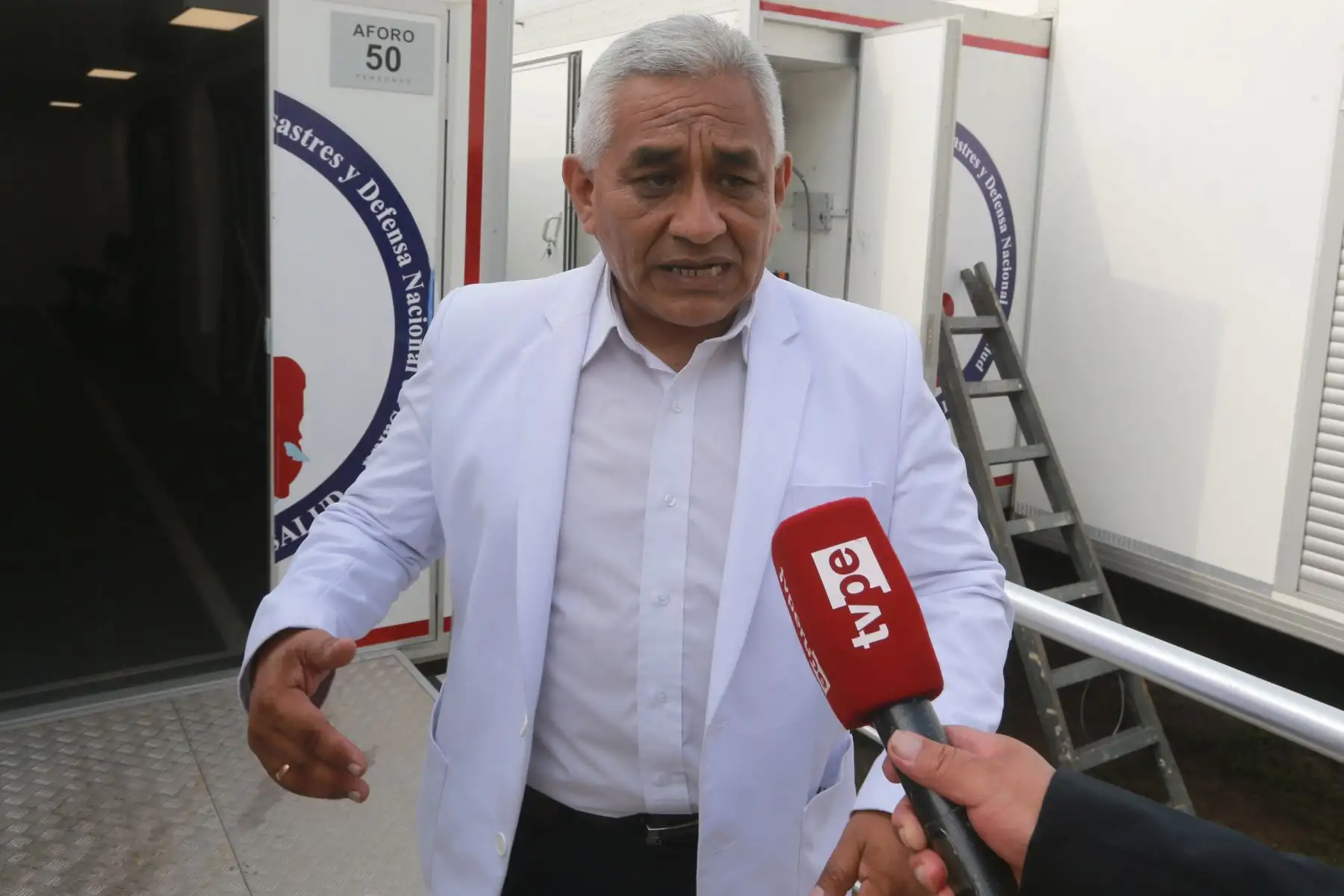 Minsa anuncia instalaciòn de hospitales moviles con instrumentos de ultima generaciòn que se  encuentran listos para alberga  posibles pacientes con el virus Covid-19, en el hospital Hipolìto Unanue. Foto: ANDINA/Jhony Laurente