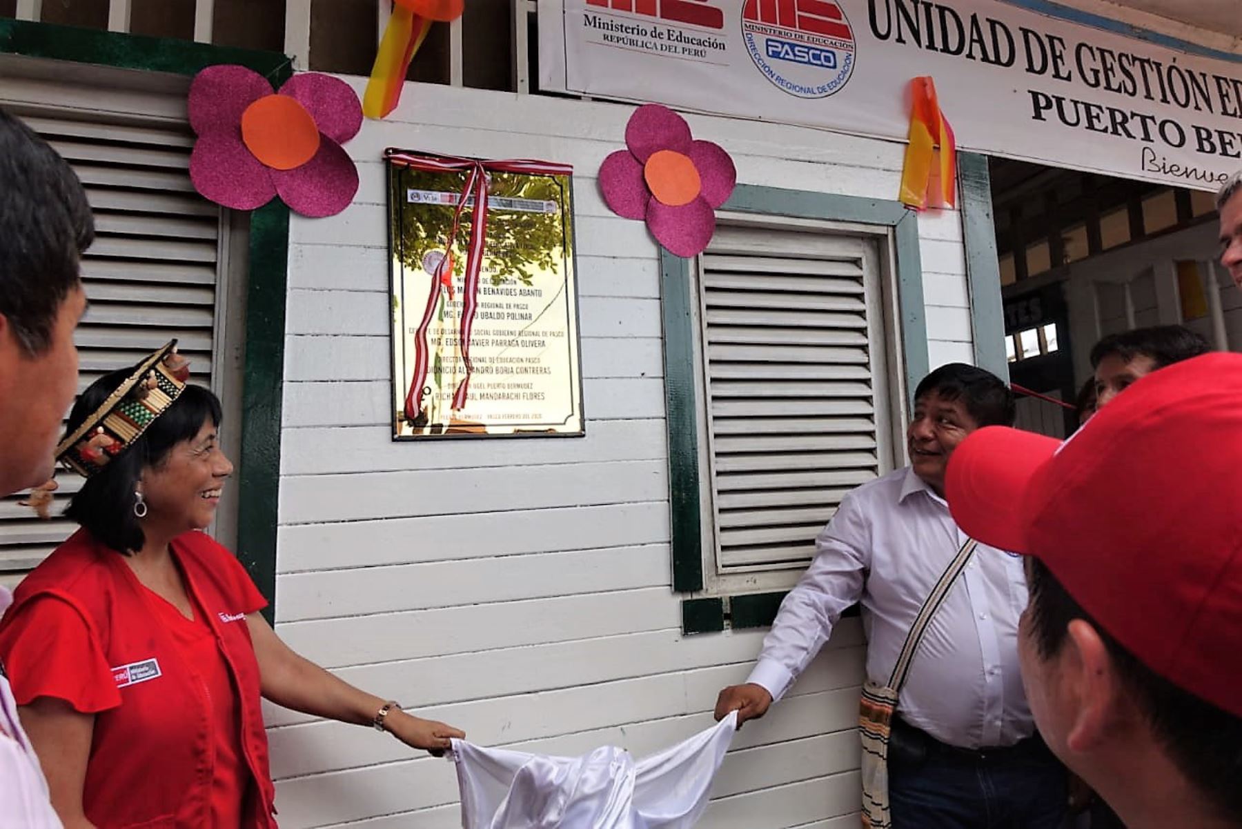 El Ministerio de Educación inauguró una nueva UGEL en Puerto Bermúdez, región Pasco.
