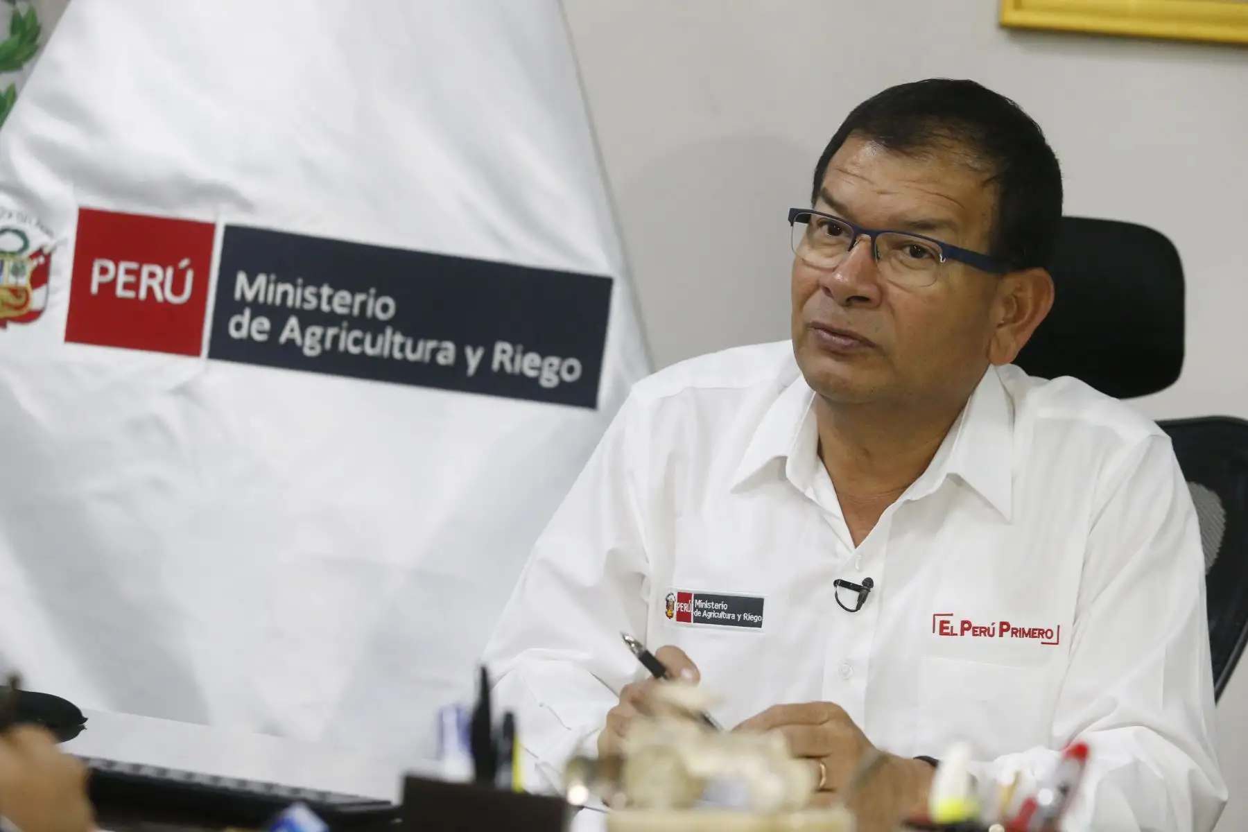 Ministro de Agricultura y Riego, Jorge Montenegro.Foto:  ANDINA/Eddy Ramos
