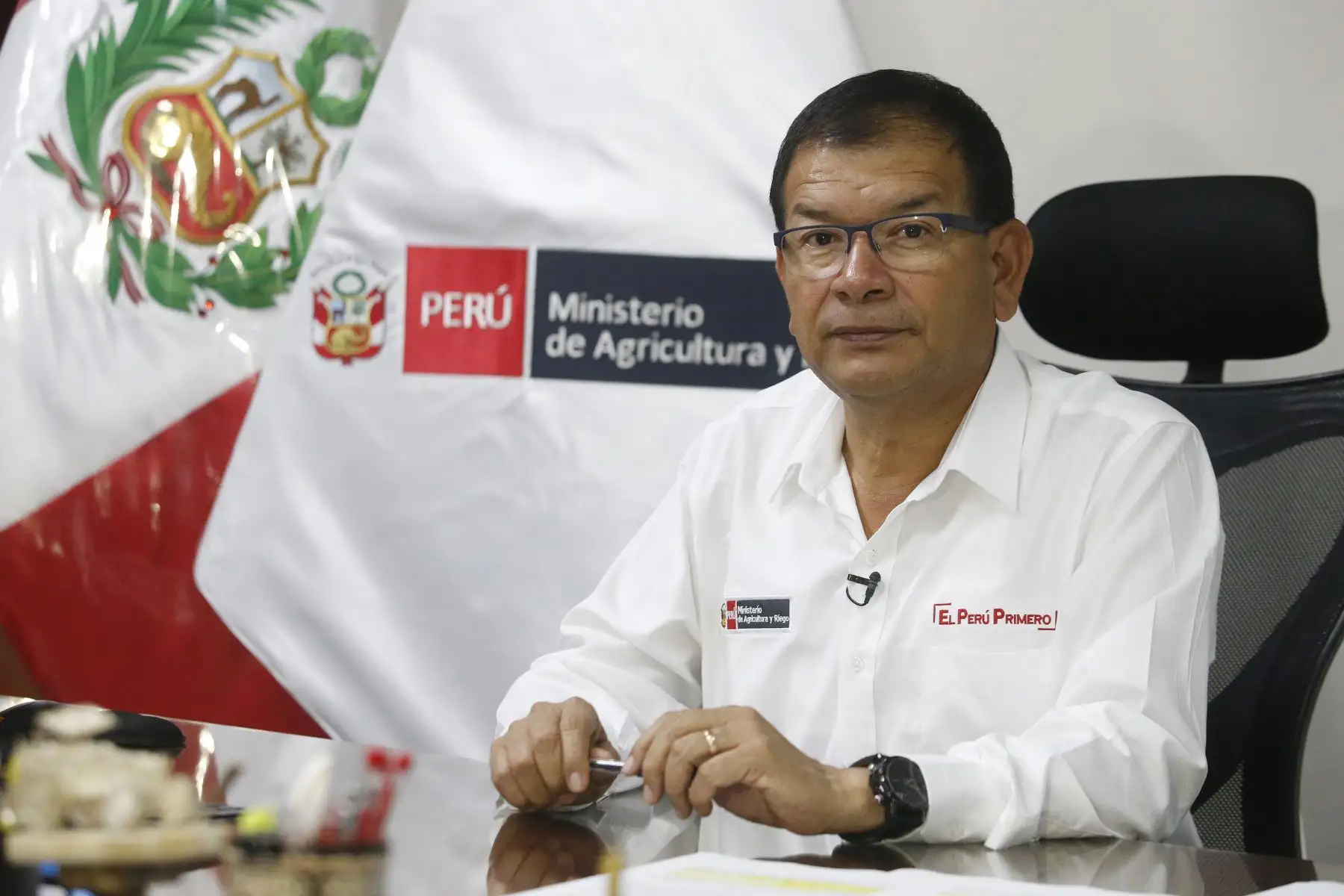 Ministro de Agricultura y Riego, Jorge Montenegro.Foto: ANDINA/Eddy Ramos