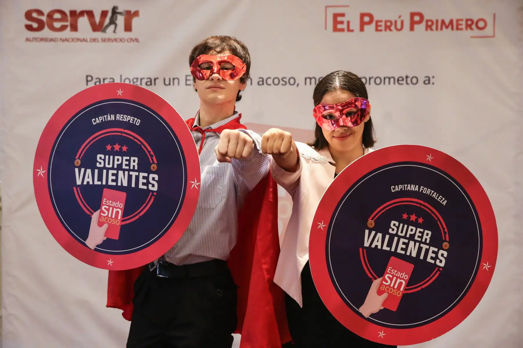 La Autoridad Nacional del Servicio Civil - SERVIR, lanza la estrategia nacional "Estado sin Acoso" para prevenir, investigar y sancionar el hostigamiento sexual en entidades públicas. Foto: ANDINA/Jhonel Rodríguez Robles