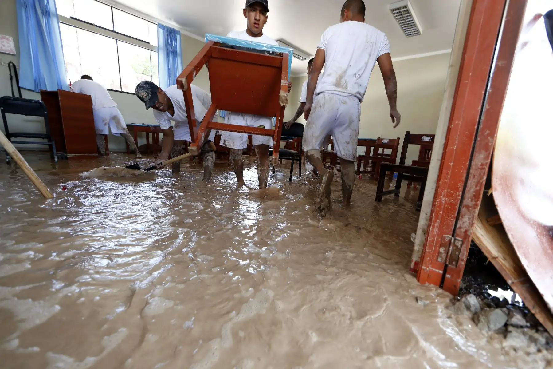 Acciones multisectoriales ante la emergencia por fuertes lluvias en Moquegua.
Foto: ANDINA/Carlos Lezama