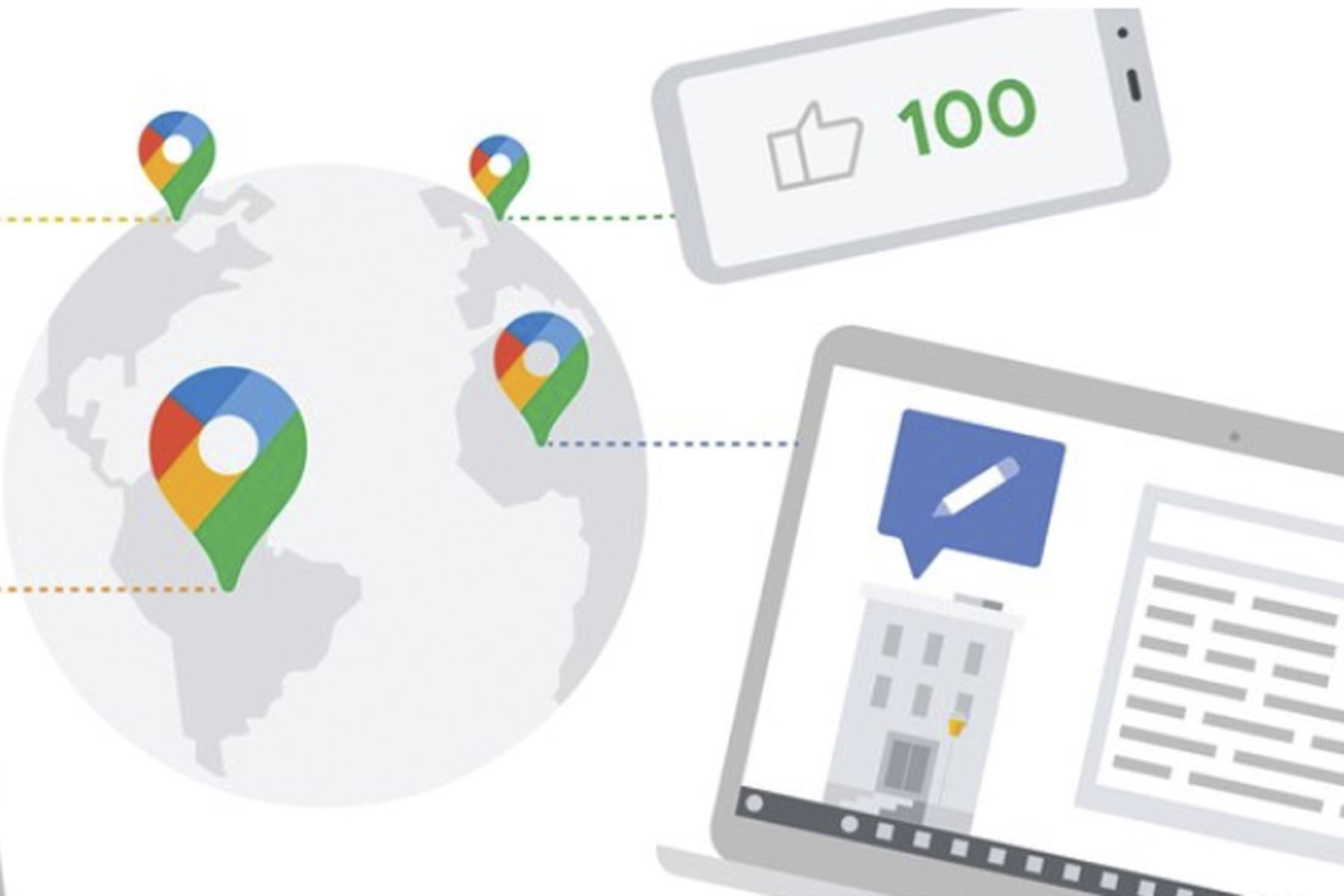 Google Maps permite ubicar mejor los negocios de los emprendedores. ANDINA/Difusión