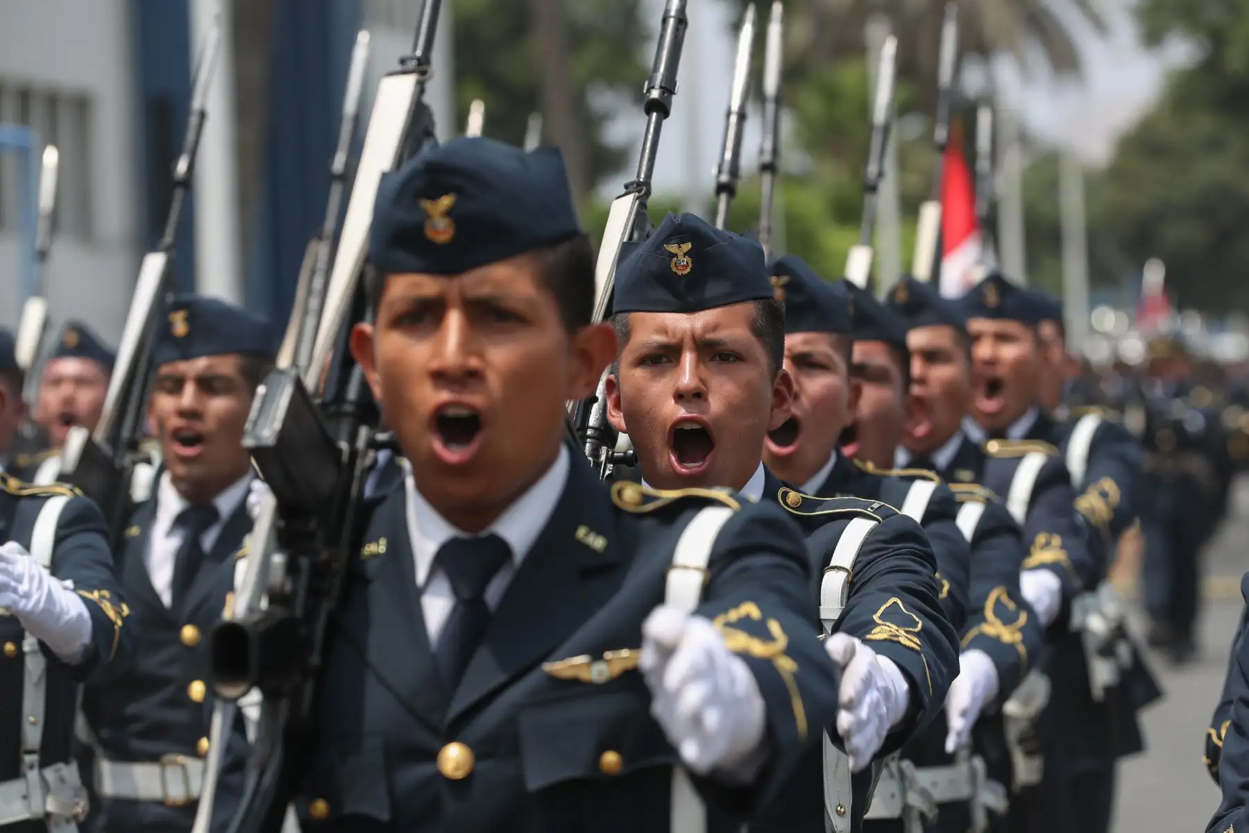 Ministro de Defensa presidió  ceremonia por el 25º aniversario de las operaciones en el Alto Cenepa a personal de las Fuerza Aérea del Perú. Foto:ANDINA/MINDEF