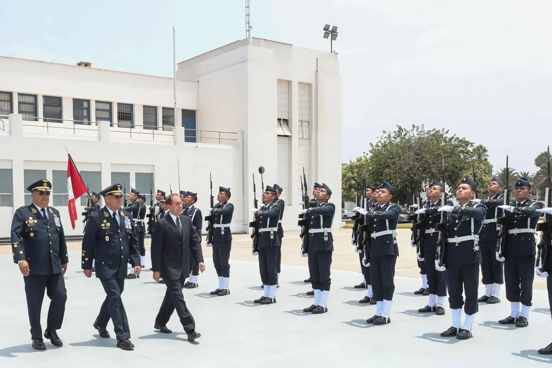 Ministro de Defensa, Walter Martos presidió ceremonia de entrega de aeronaves de instrucción Alarus CH2000.  Foto: ANDINA/MINDEF