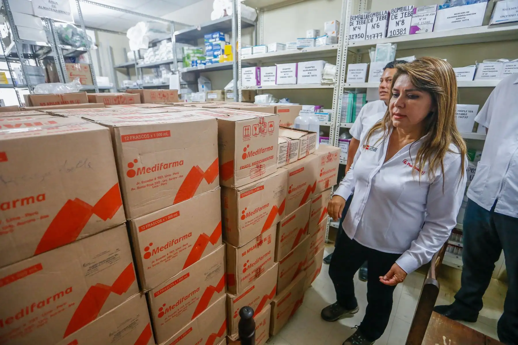 Ministra de Salud supervisa acciones contra el dengue en la región San Martín.
Foto: Ministerio de Salud