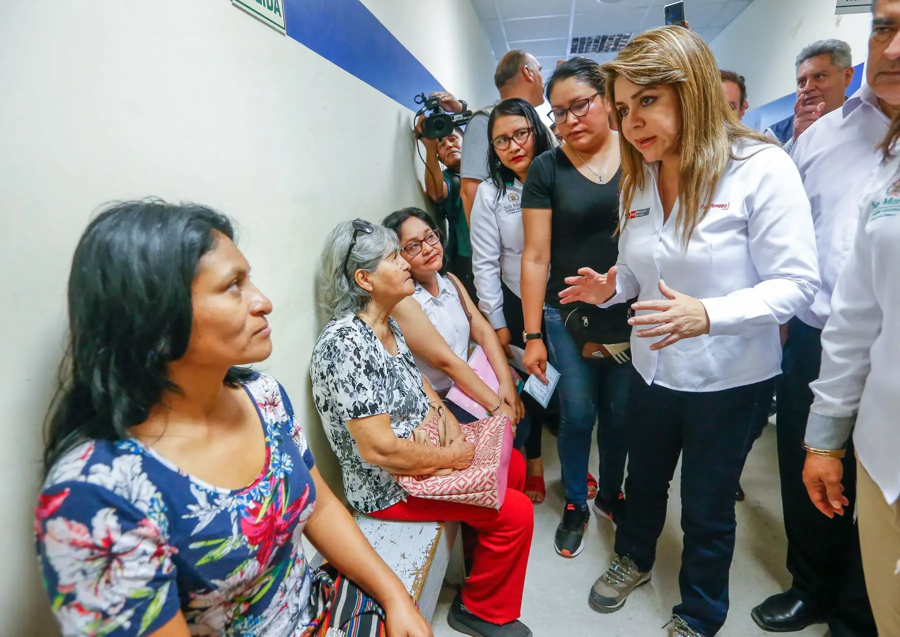 Ministra de Salud supervisa acciones contra el dengue en la región San Martín.
Foto: Ministerio de Salud