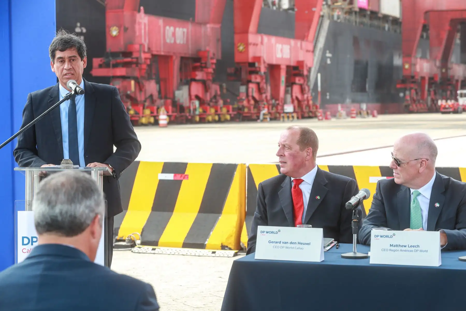 Ministerio de Transportes y Comunicacones  suscribe adenda para ampliar Muelle Sur del Terminal Portuario del Callao. Área total del terminal pasará de 27.6 hectáreas a 30.3.
Foto: MTC