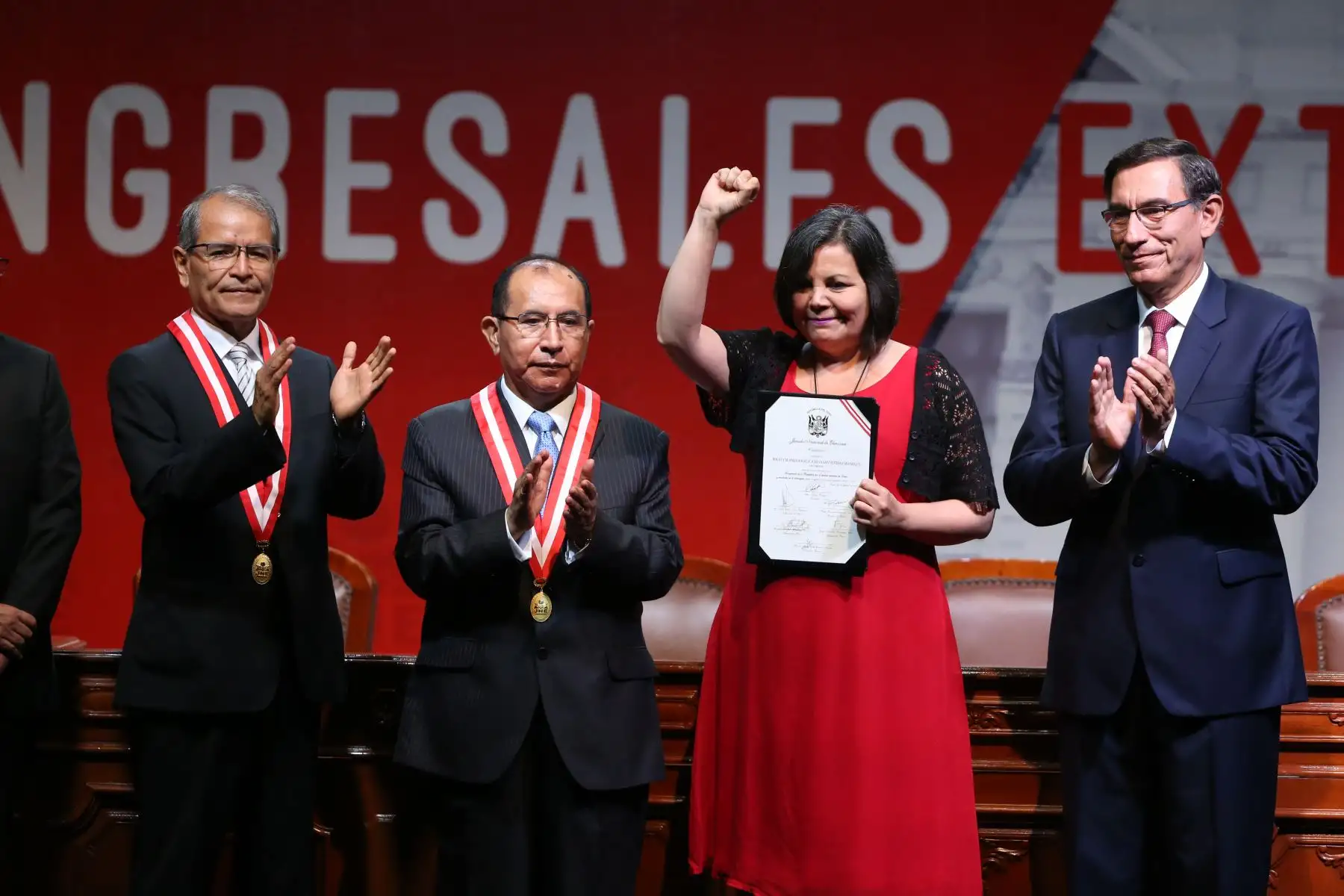 Rocio Silva Santisteban del Frente Amplio. Entrega de credenciales a los nuevos congresistas del periodo parlamentario 2020. Foto: ANDINA/Jhonel Rodríguez Robles