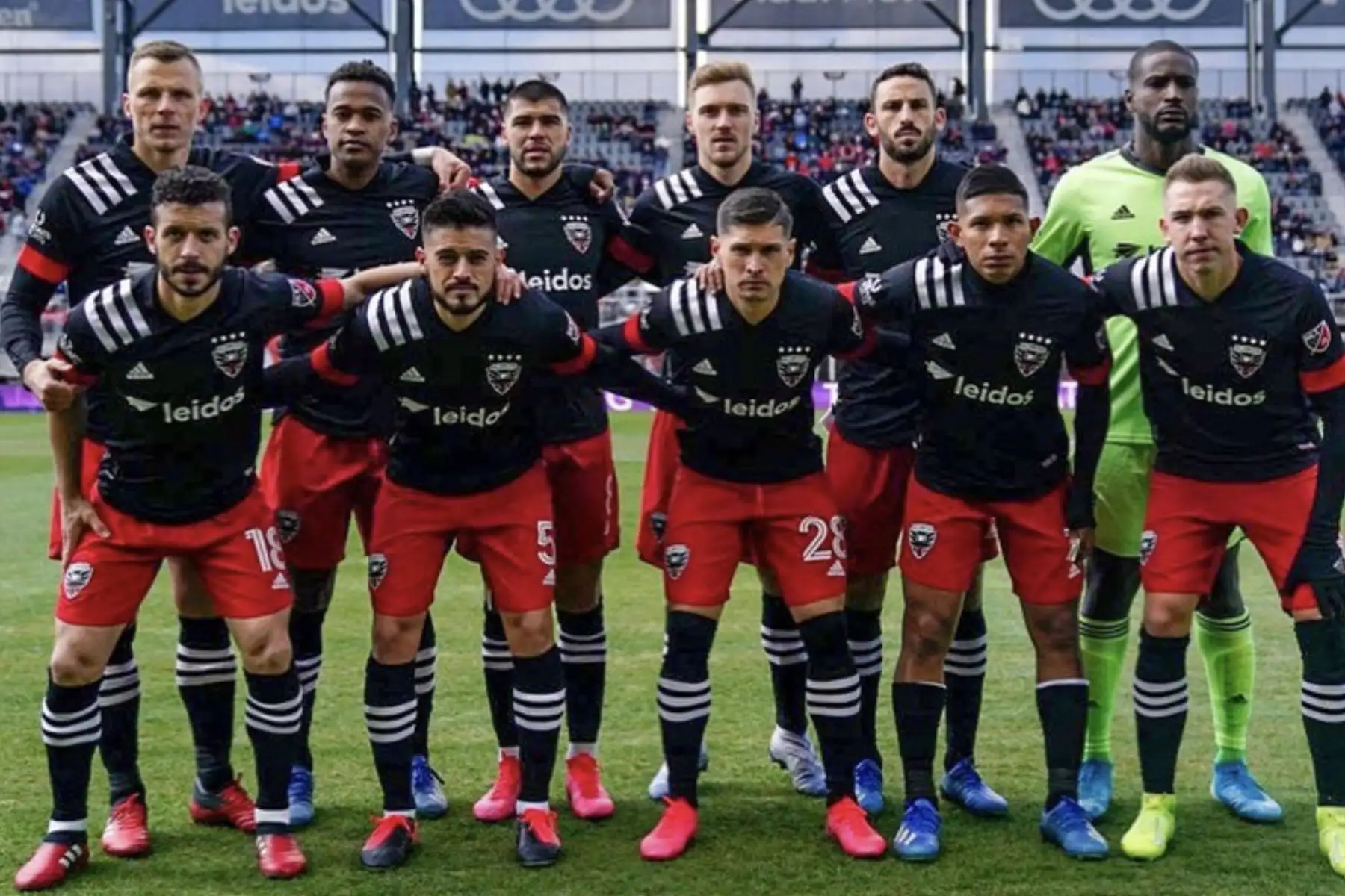 Equipo completo de DC United de EE.UU , donde juega Edinson Flores.
Foto: Difusión