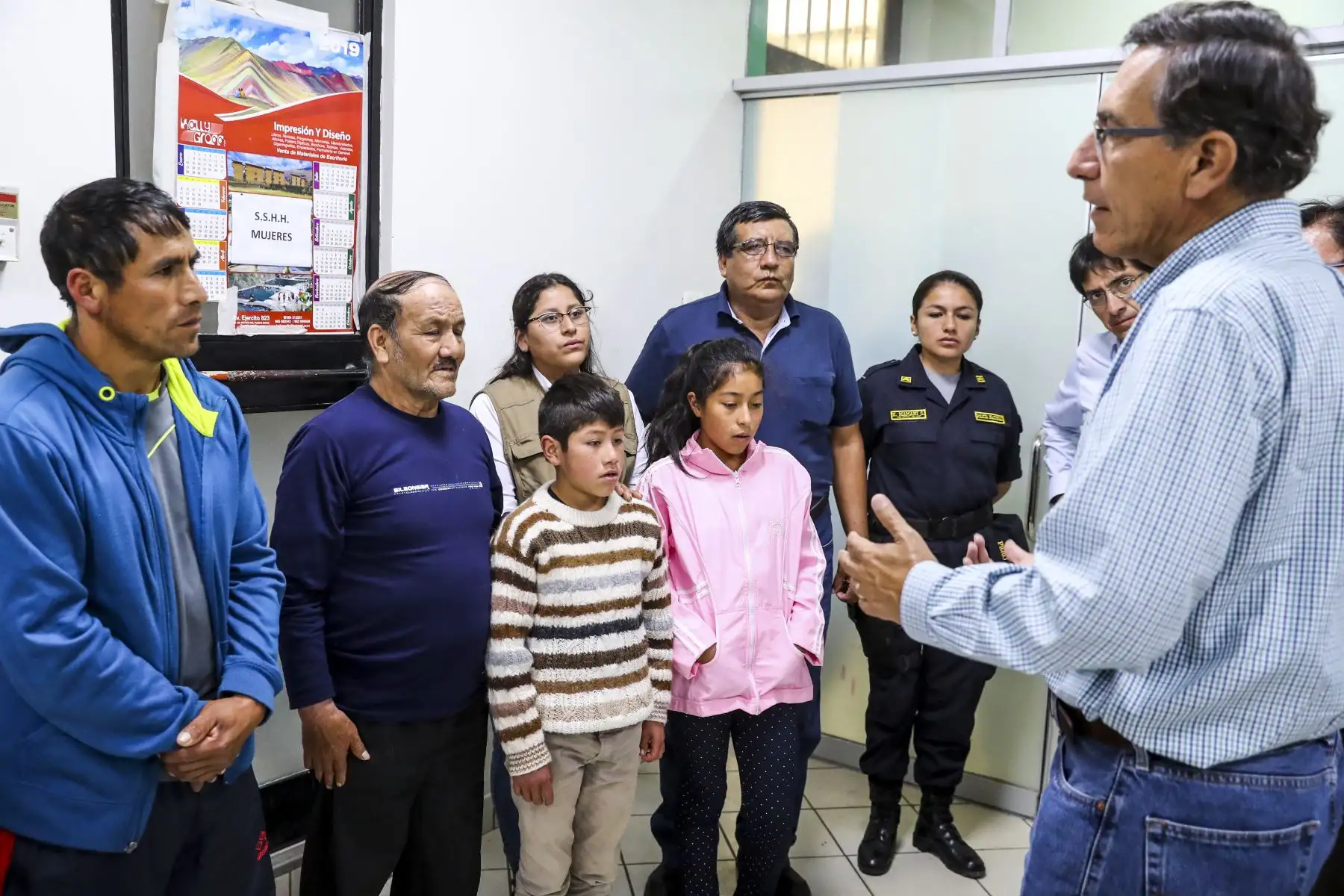 Presidente de la República, Martín Vizcarra, supervisa acciones ejecutadas por el Gobierno para atender la emergencia en Cusco. Foto: ANDINA/Prensa Presidencia