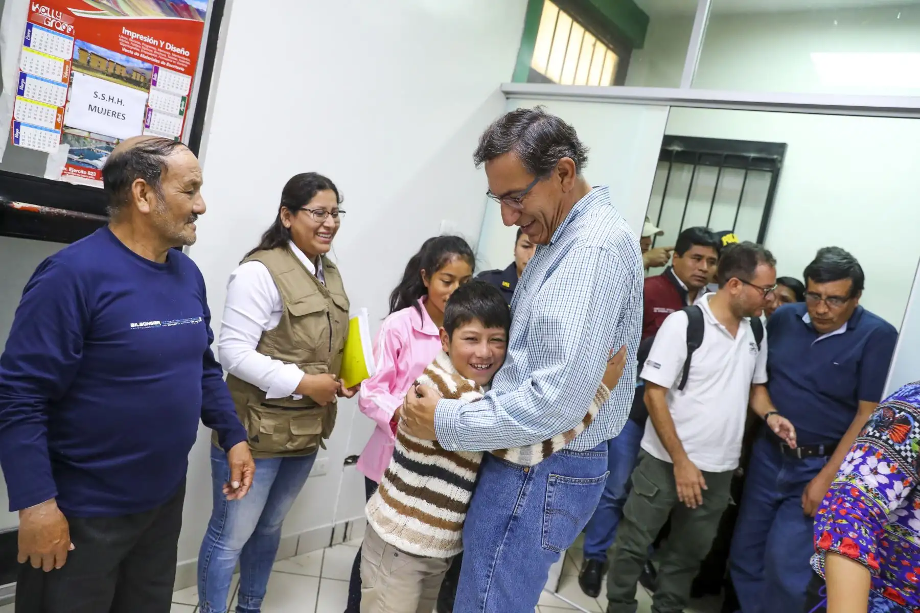 Presidente de la República, Martín Vizcarra, supervisa acciones ejecutadas por el Gobierno para atender la emergencia en Cusco. Foto: ANDINA/Prensa Presidencia