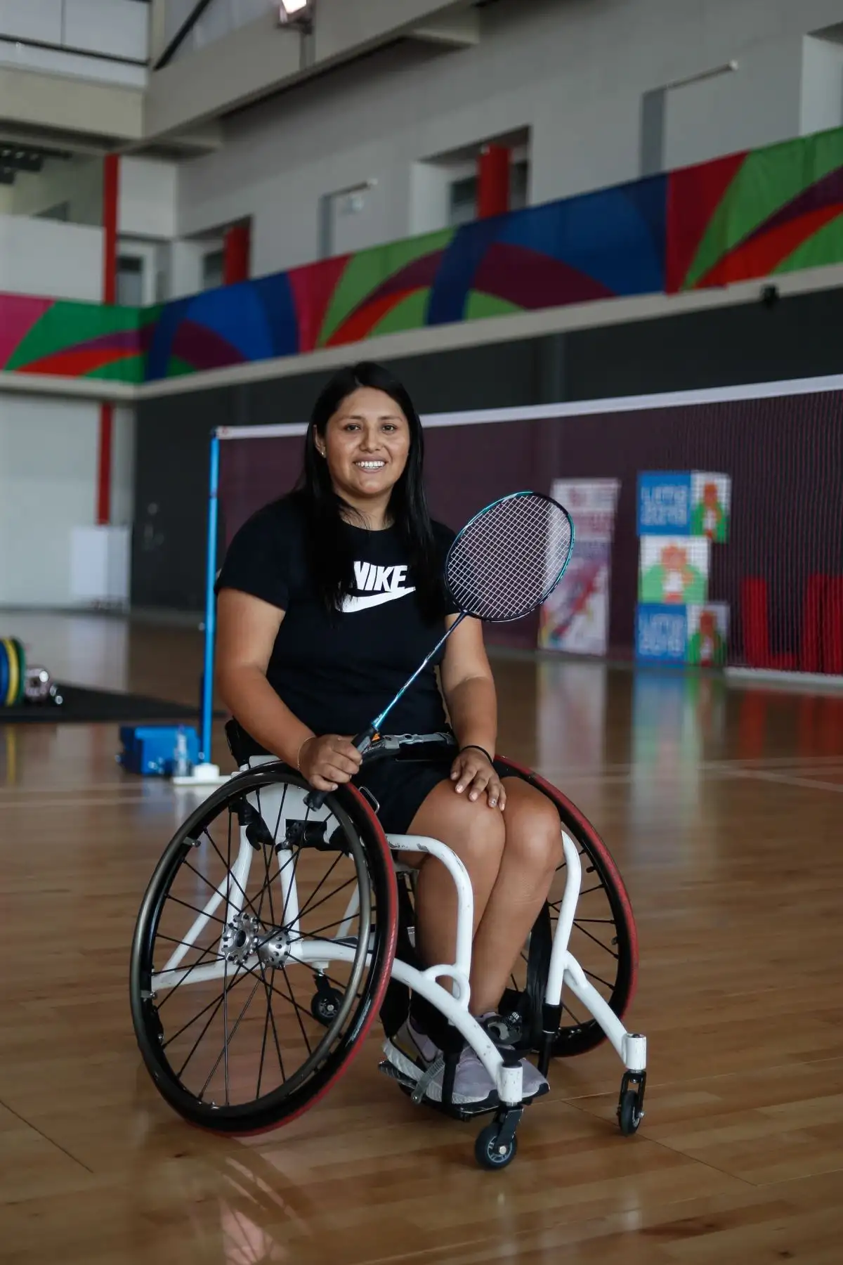 Pilar Jáuregui, medalla de oro en Parabádminton. Foto: ANDINA/Renato Pajuelo