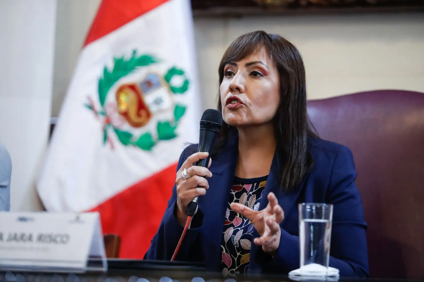 María Jara Risco, presidenta Ejecutiva de ATU. Foto: ANDINA/Renato Pajuelo