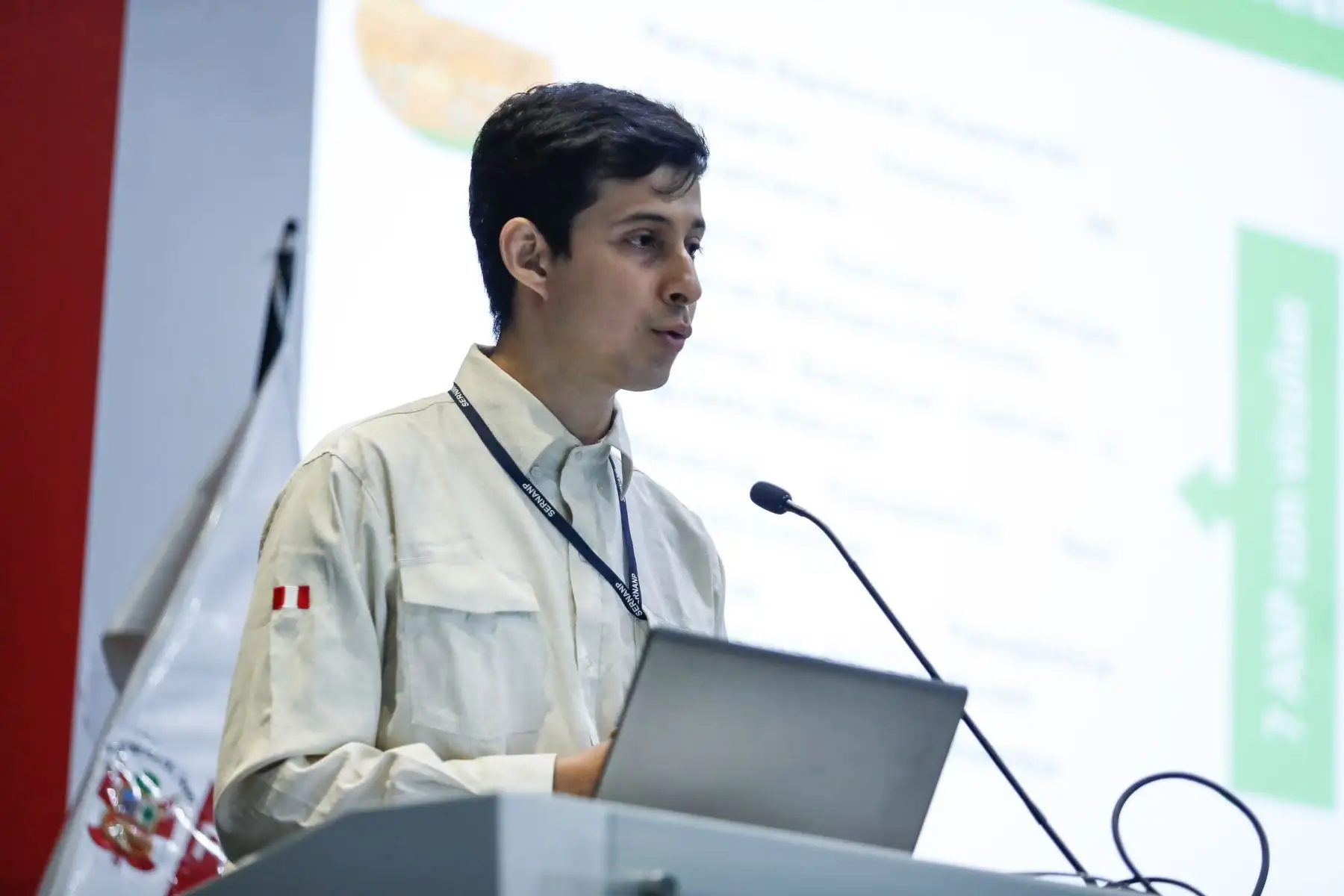 Santiago Paredes, representante de la Reserva Nacional de Pampas Galeras. Foto : ANDINA/Renato Pajuelo