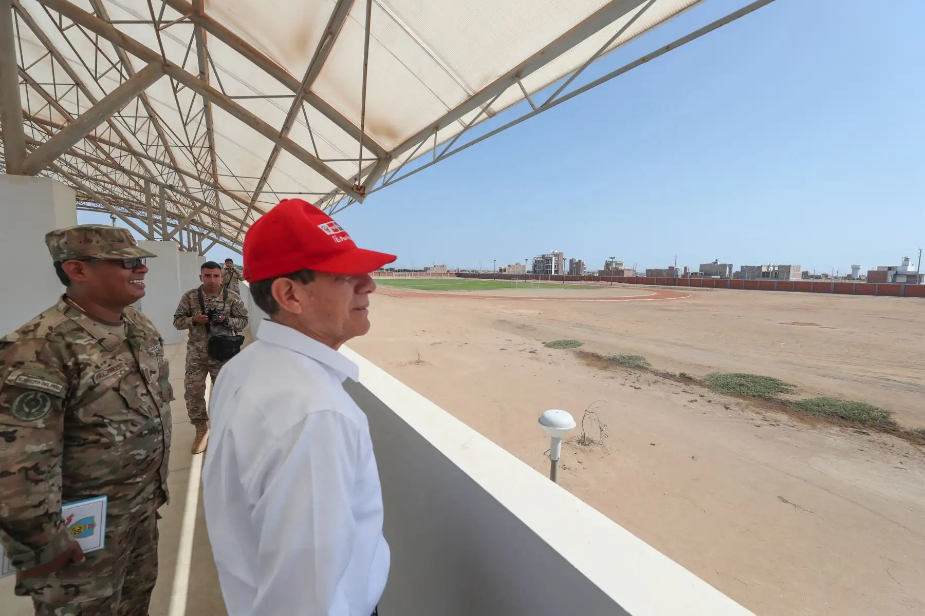Ministro de Defensa, Walter Roger Martos y ministro de Vivienda,Rodolfo Eugenio Yáñez  realizan viaje de trabajo a la ciudad de Chiclayo.
Foto: Mindef