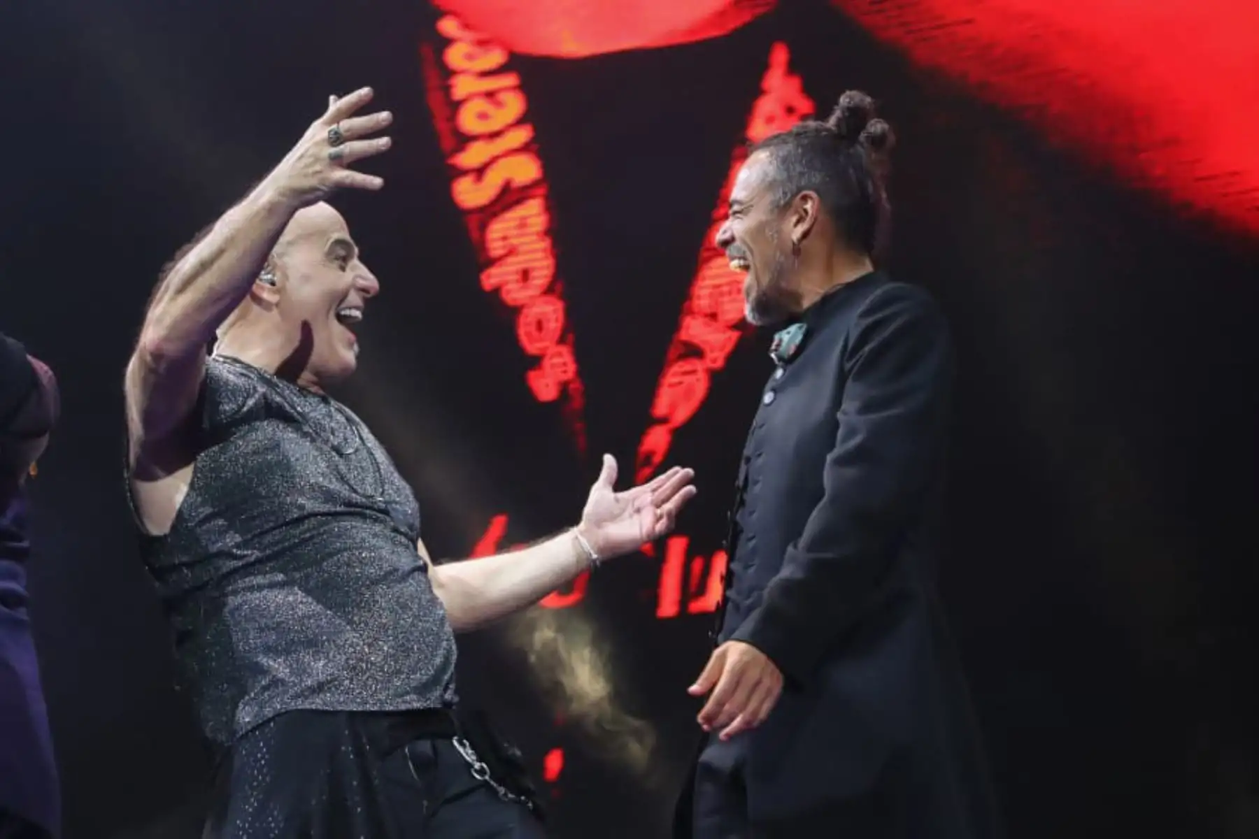 Concierto “Gracias totales”en el Estadio Nacional de Lima, con grandes invitados internacionales, en homenaje al grupo de rock histórico Soda Stereo.
Foto: ANDINA/Andrés Valle