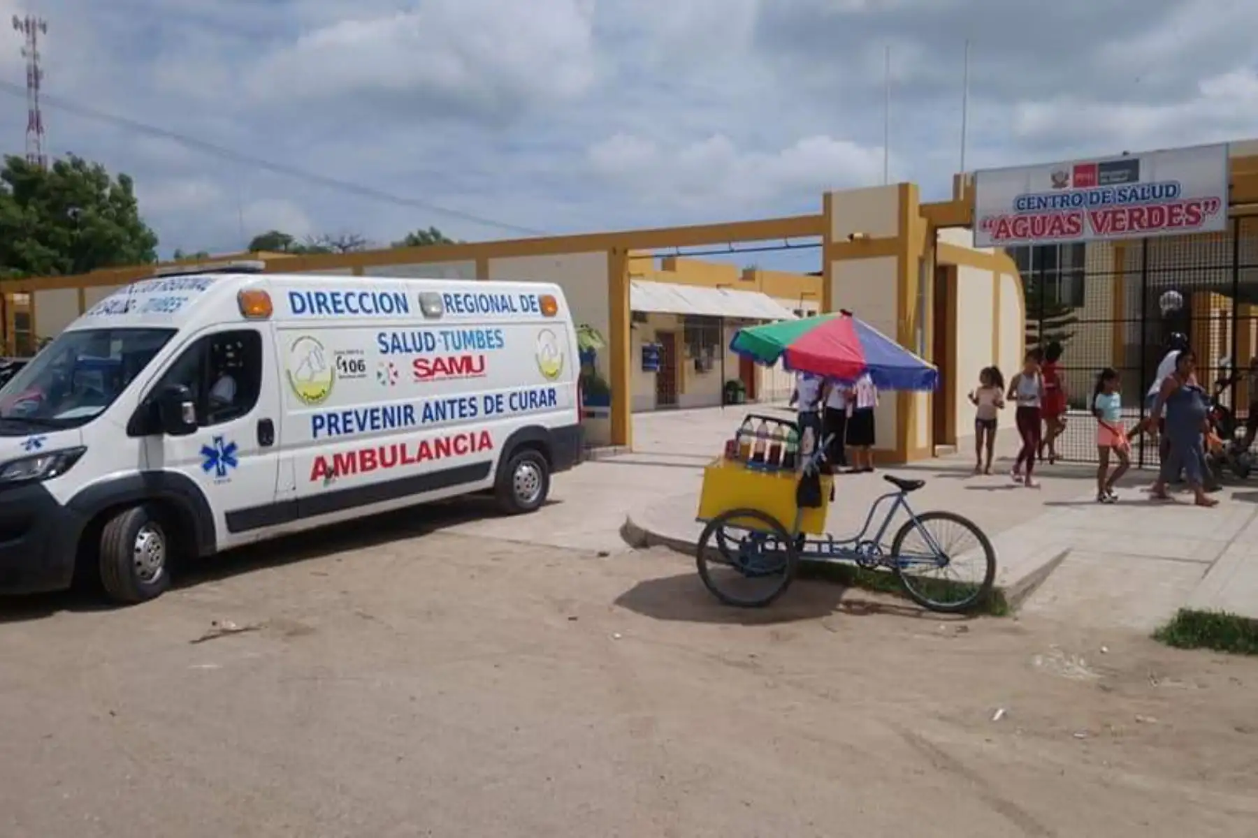 Presunto afectado por coronavirus en Tumbes se encuentra aislado en un ambiente del centro de salud de Aguas Verdes. ANDINA/Difusión