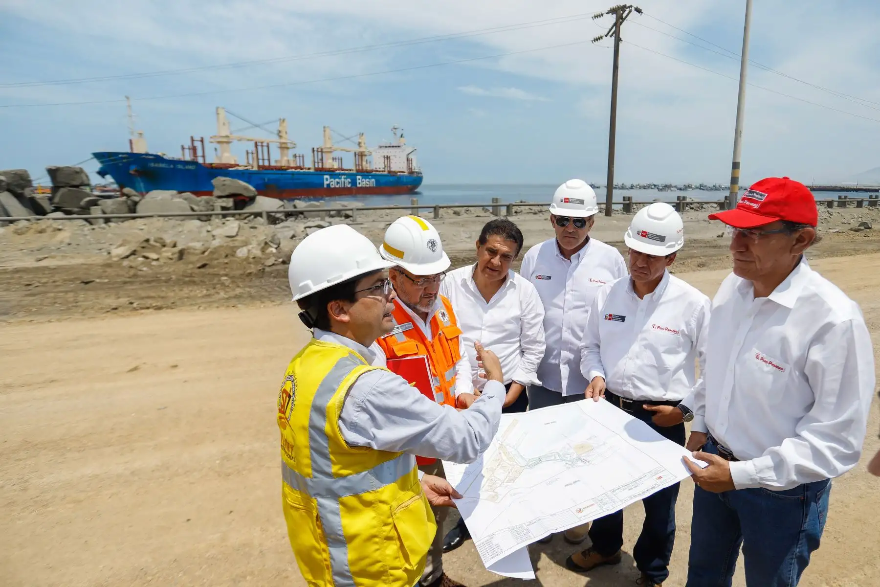 Presidente Martín Vizcarra participa en ceremonia de inicio de obra del proyecto de modernización del Terminal Portuario Multipropósito de Salaverry en Trujillo.
Foto: ANDINA/Prensa Presidencia