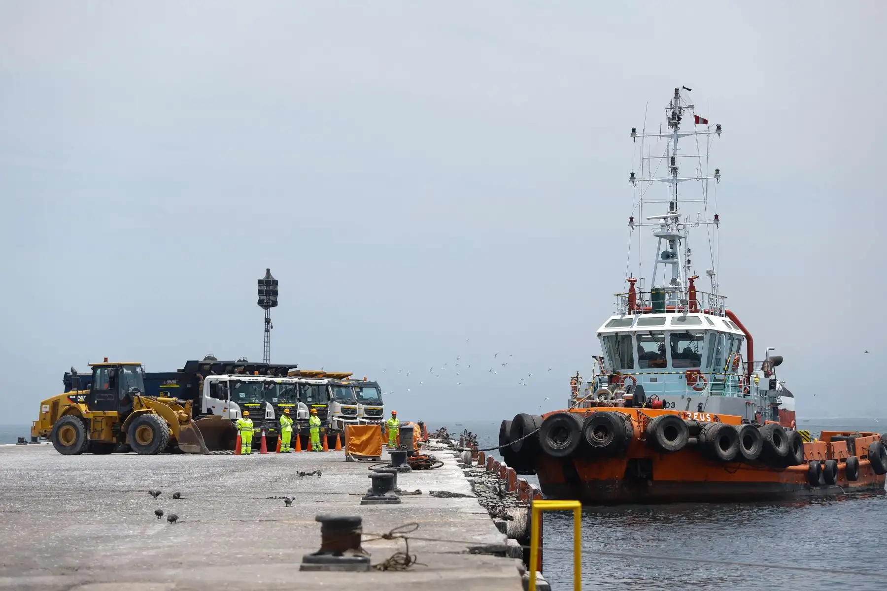 Presidente Martín Vizcarra participa en ceremonia de inicio de obra del proyecto de modernización del Terminal Portuario Multipropósito de Salaverry en Trujillo.
Foto: ANDINA/Prensa Presidencia