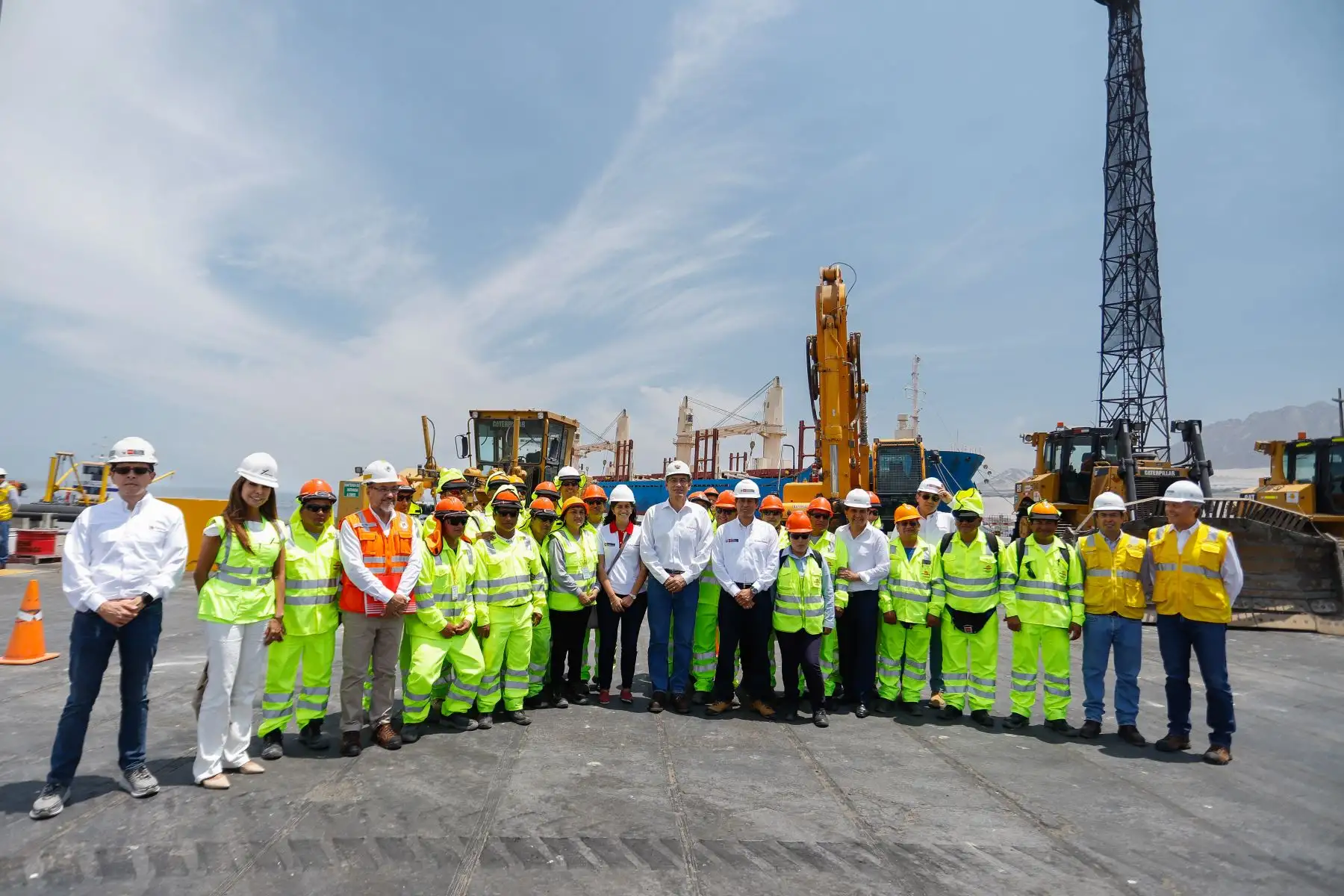 Presidente Martín Vizcarra participa en ceremonia de inicio de obra del proyecto de modernización del Terminal Portuario Multipropósito de Salaverry en Trujillo.
Foto: ANDINA/Prensa Presidencia