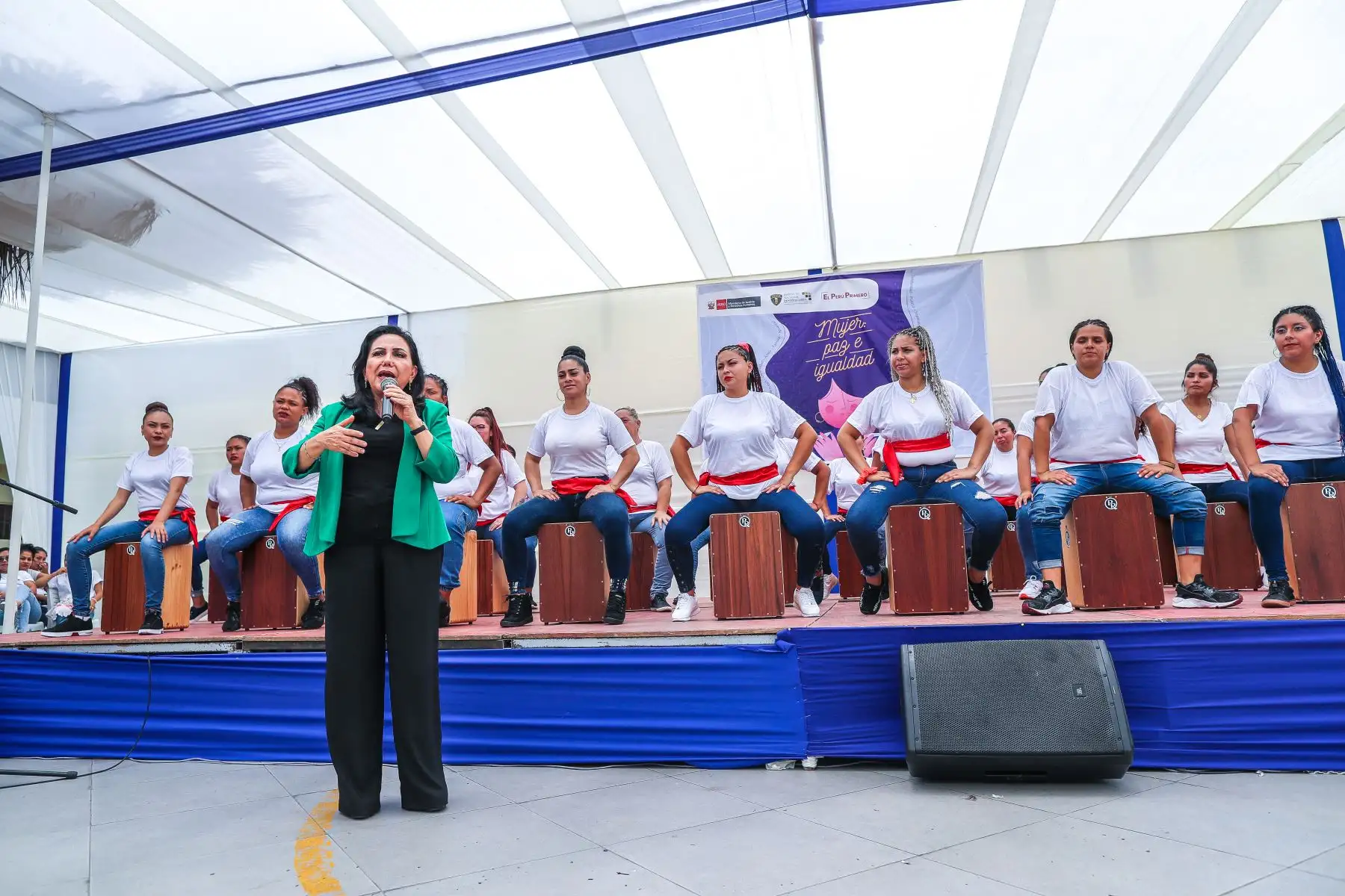 El Instituto Nacional Penitenciario (INPE) realizó una actividad por el Día Internacional de la Mujer denominada “Mujer: Paz e Igualdad”, en el que reconoció la importancia y aporte de las trabajadoras penitenciarias y las mujeres privadas de libertad.
Foto: Ministerio de Justicia
