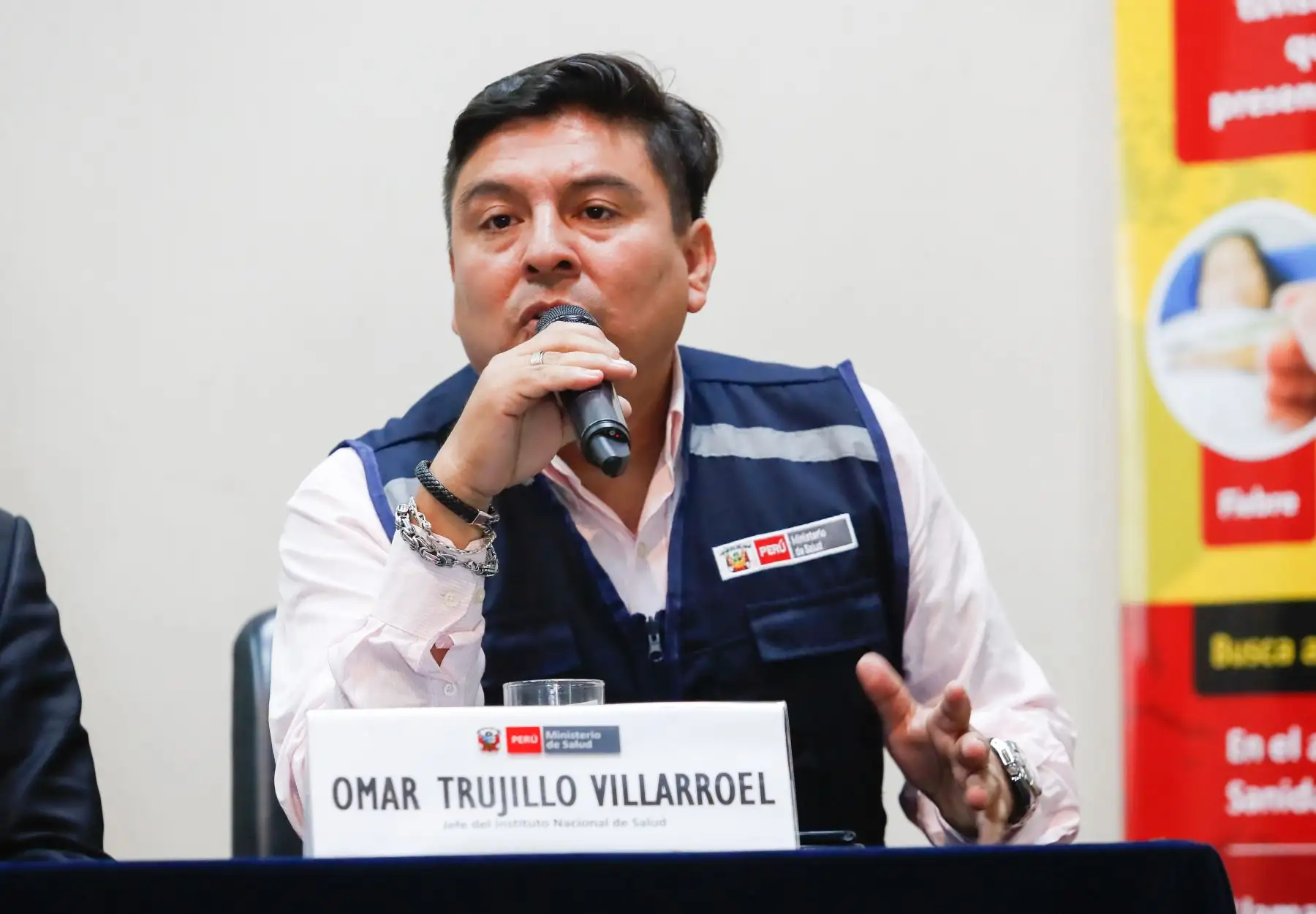 Omar Trujillo Villarroel, Jefe del Instituto Nacional de Salud. Foto: ANDINA/Renato Pajuelo