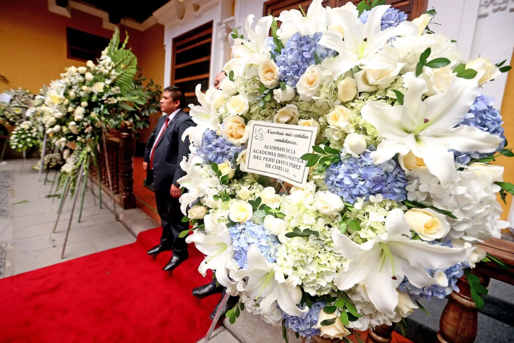Homenaje póstumo a Javier Pérez de Cuéllar en la Cancillería. Foto: ANDINA/Jhonel Rodríguez Robles