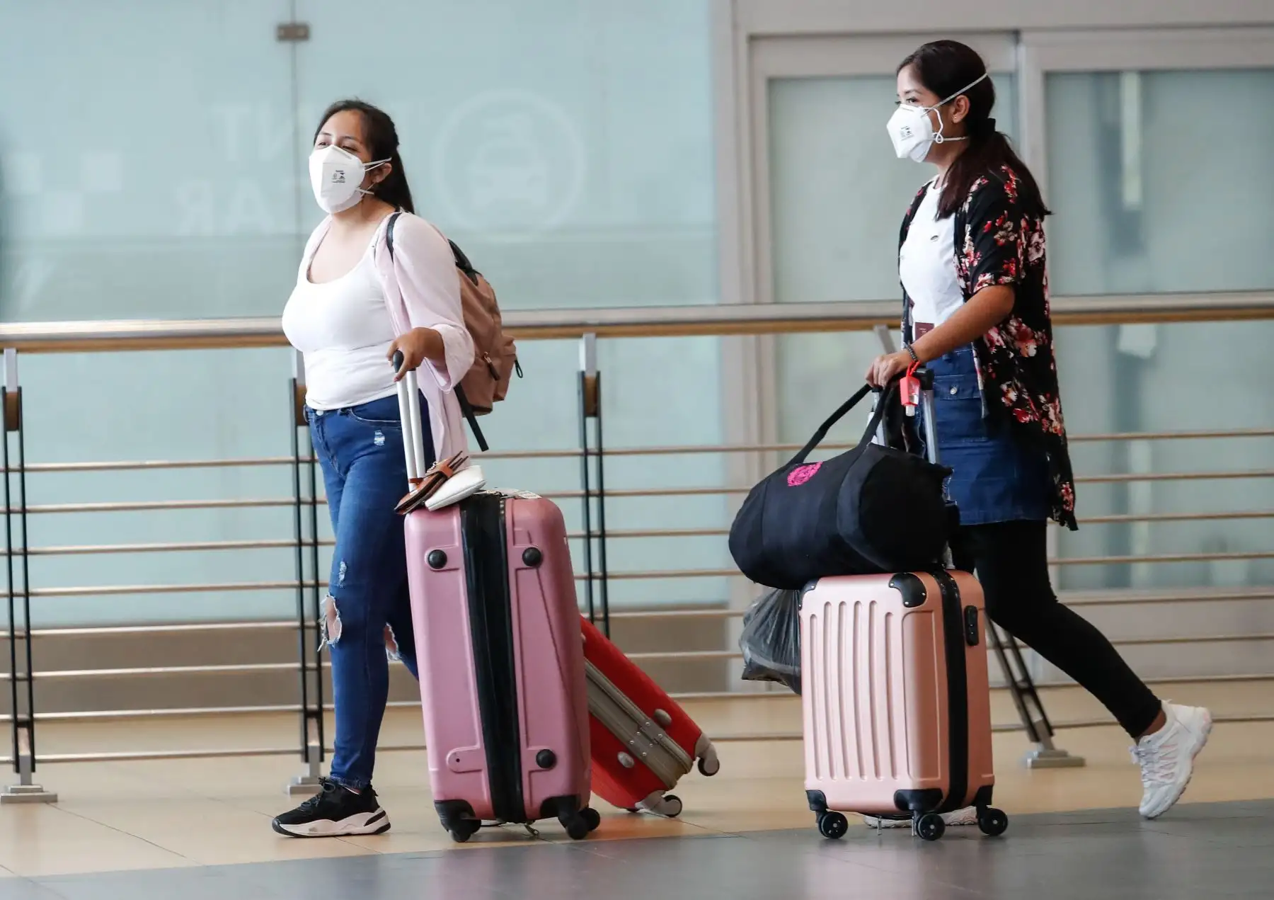 Panorama en el Aeropuerto Jorge Chávez tras la confirmación del primer caso de Coronavirus en Perú. Foto: ANDINA/Renato Pajuelo