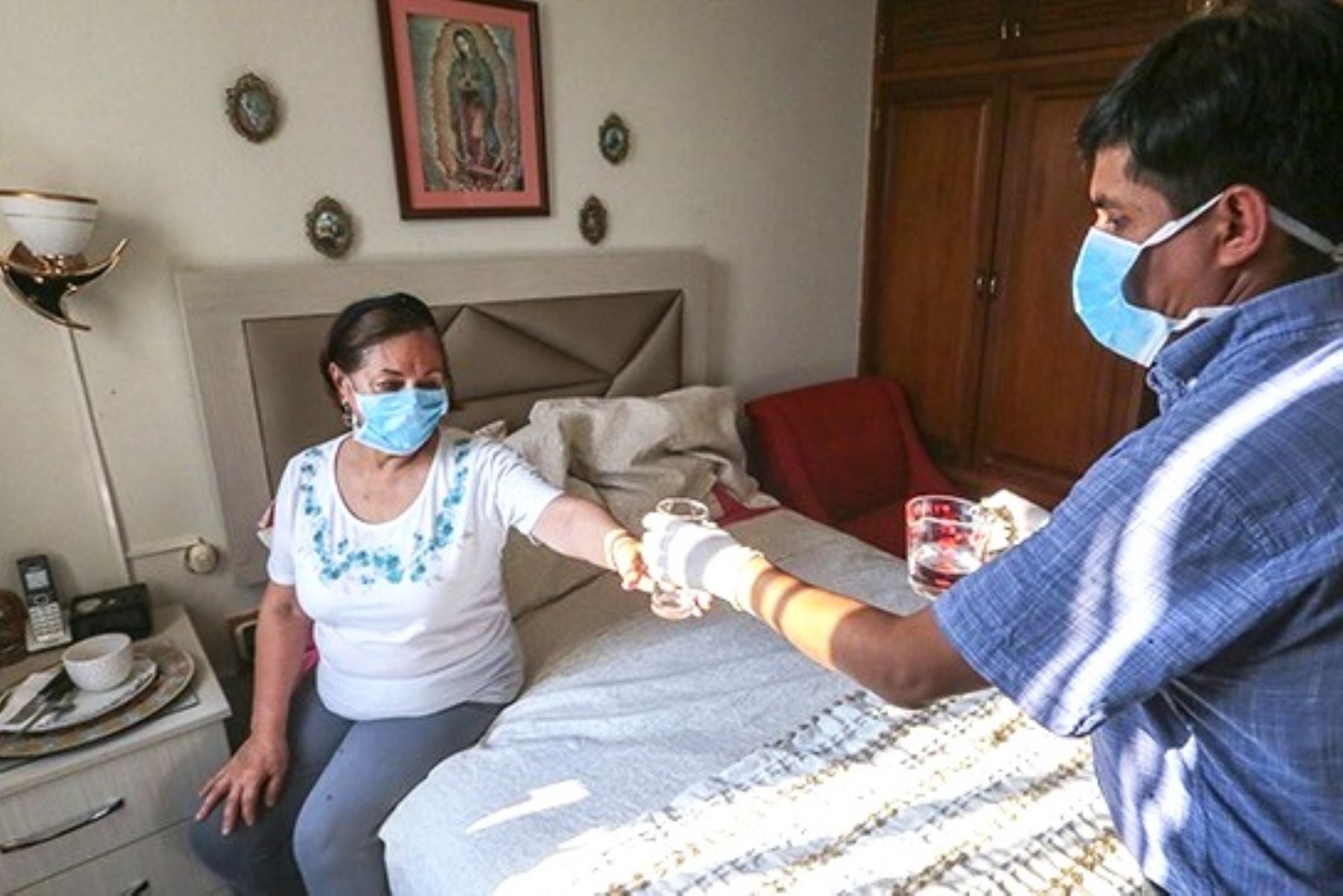 Coronavirus: cómo debe ser la atención domiciliaria de una persona infectada. Foto: ANDINA/Difusión.