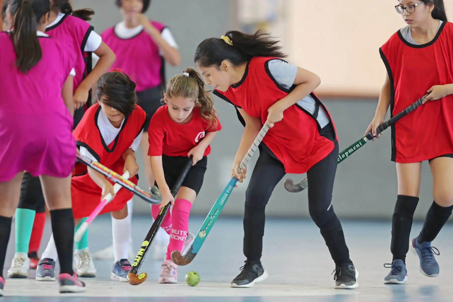 Lima 2019:Legado de los Juegos realizó exhibición-taller de Hockey en el marco de la campaña "Iguales en la Vida Iguales en el Deporte.
Foto:Difusión Lima 2019